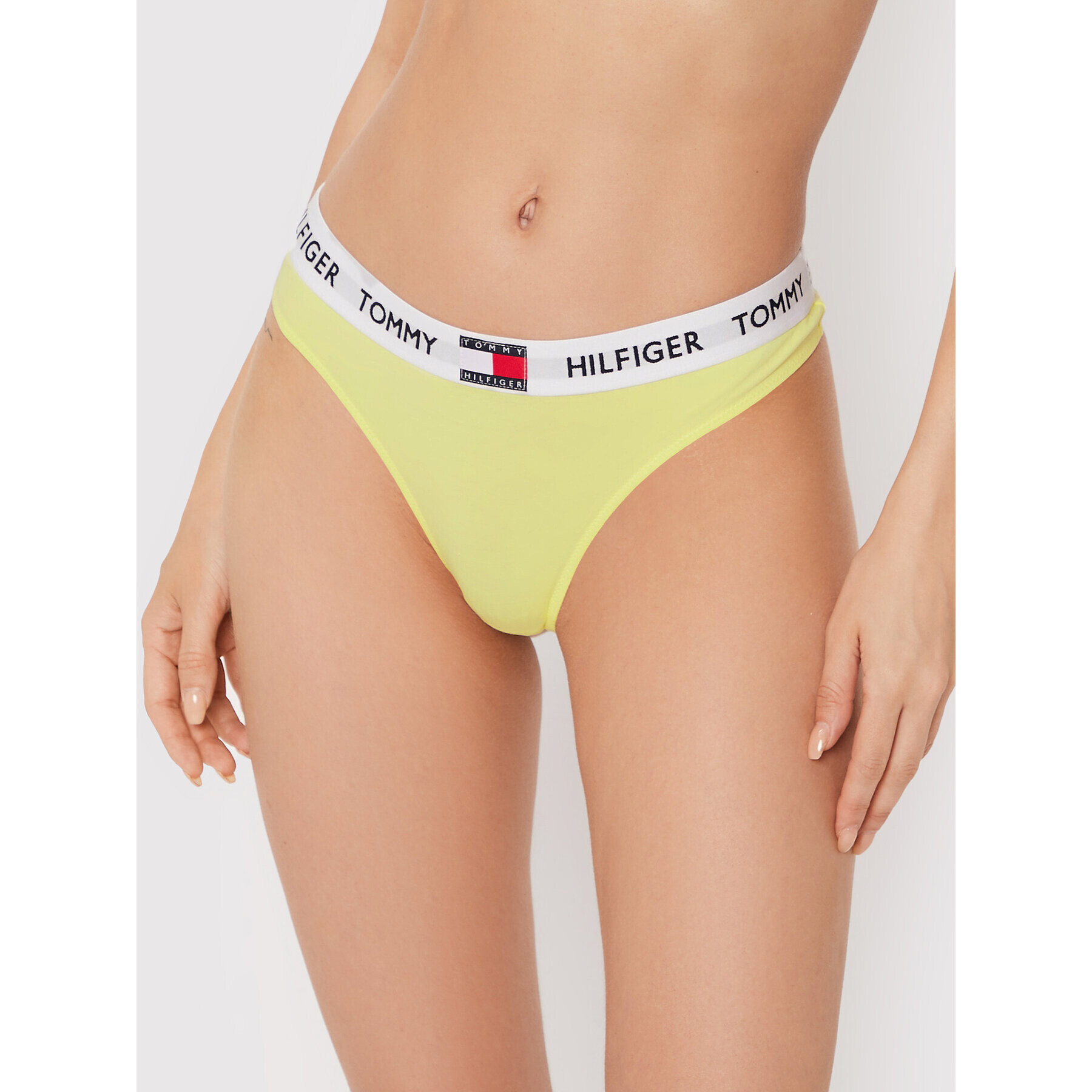 Tommy Hilfiger Tanga UW0UW02198 Sárga - Pepit.hu