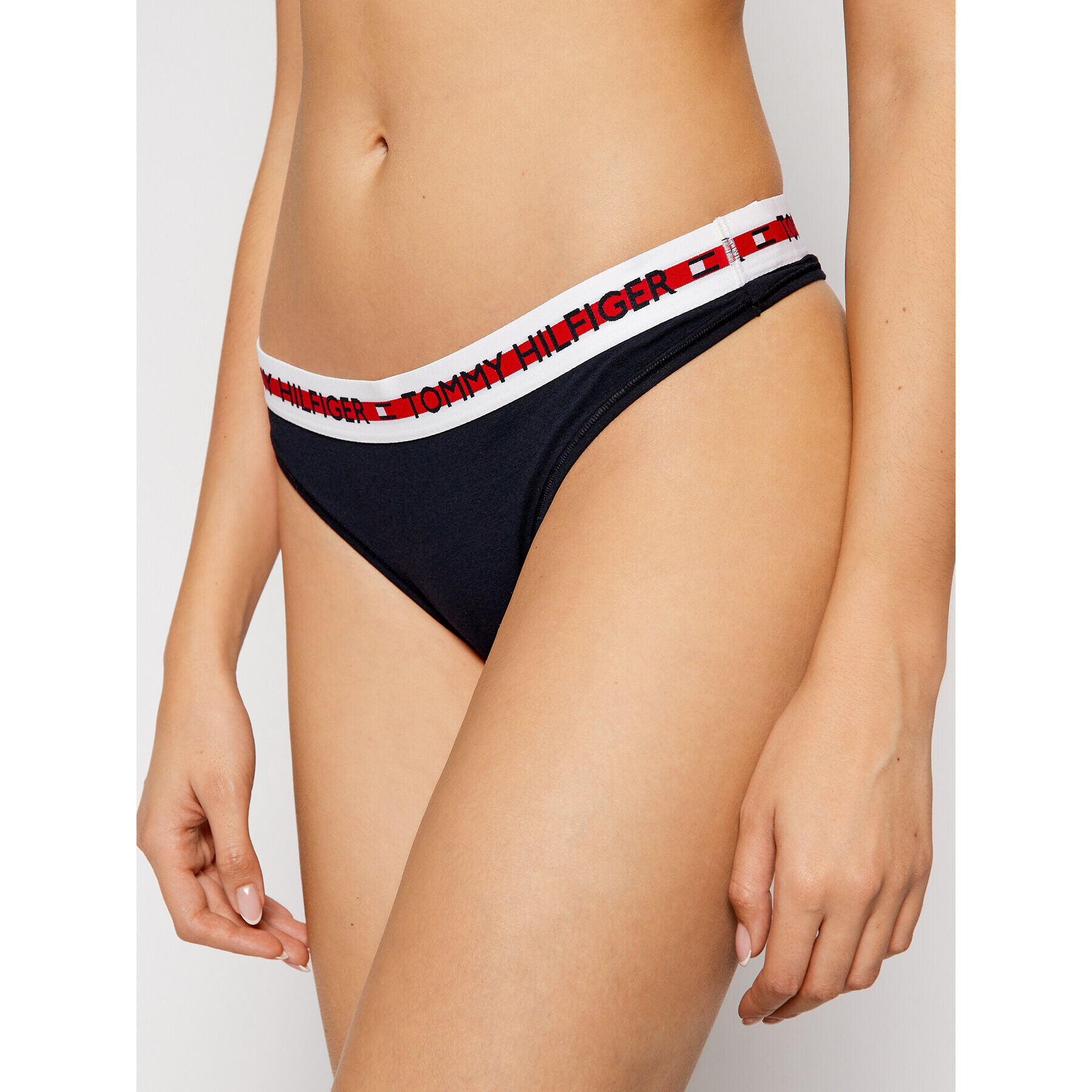 Tommy Hilfiger Tanga UW0UW02458 Sötétkék - Pepit.hu