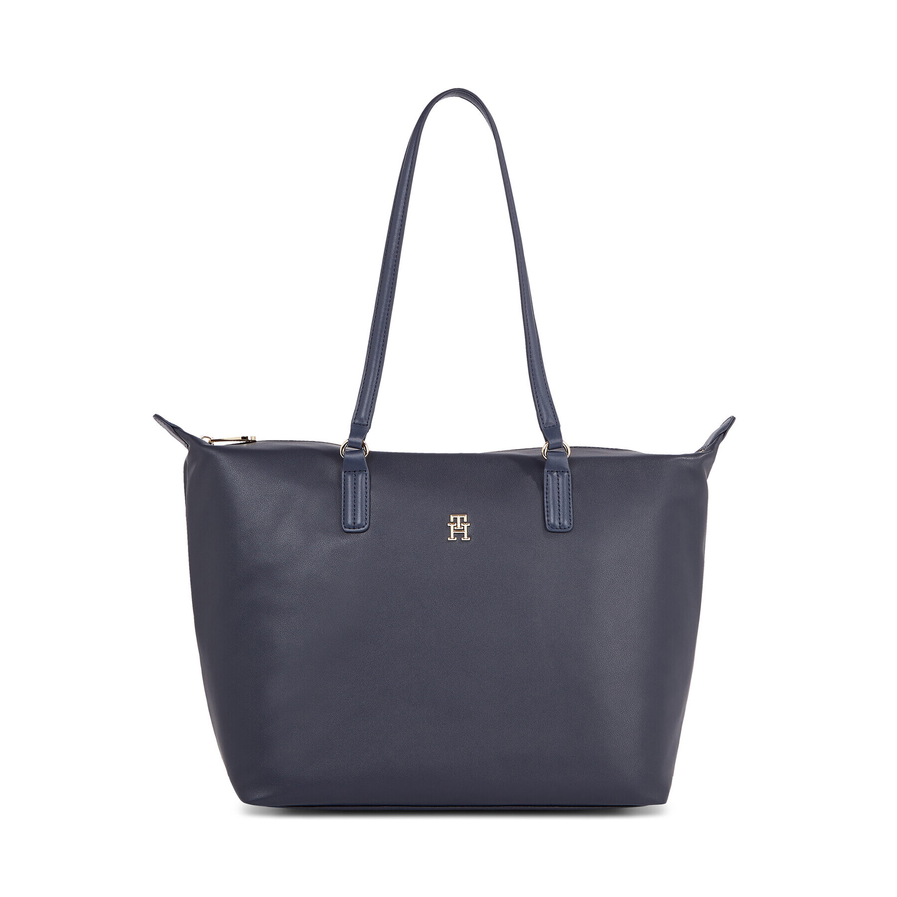 Tommy Hilfiger Táska Poppy Plus Tote AW0AW15856 Sötétkék - Pepit.hu