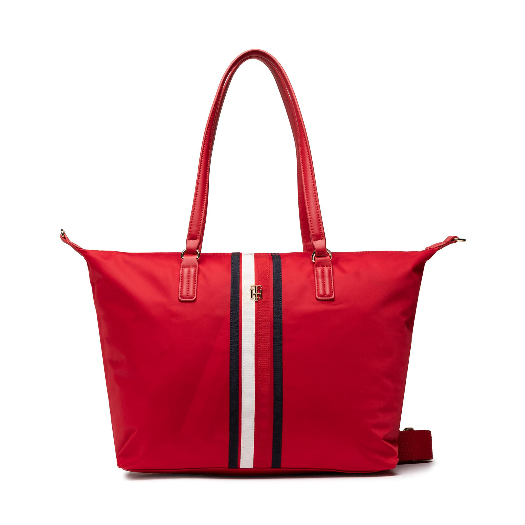 Tommy Hilfiger Táska Poppy Tote Corp AW0AW13176 Piros - Pepit.hu