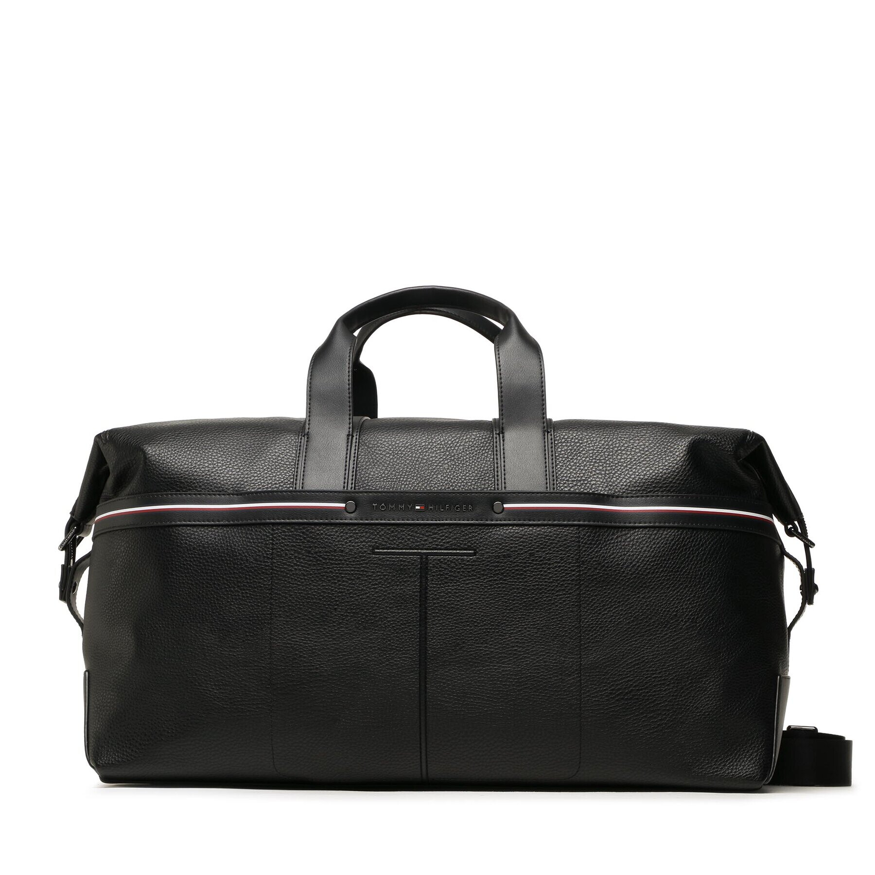 Tommy Hilfiger Táska Th Central Duffle AM0AM10933 Fekete - Pepit.hu