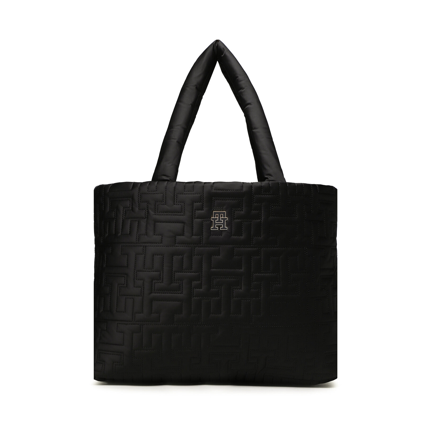 Tommy Hilfiger Táska Th Chic Nylon Tote AW0AW14866 Fekete - Pepit.hu