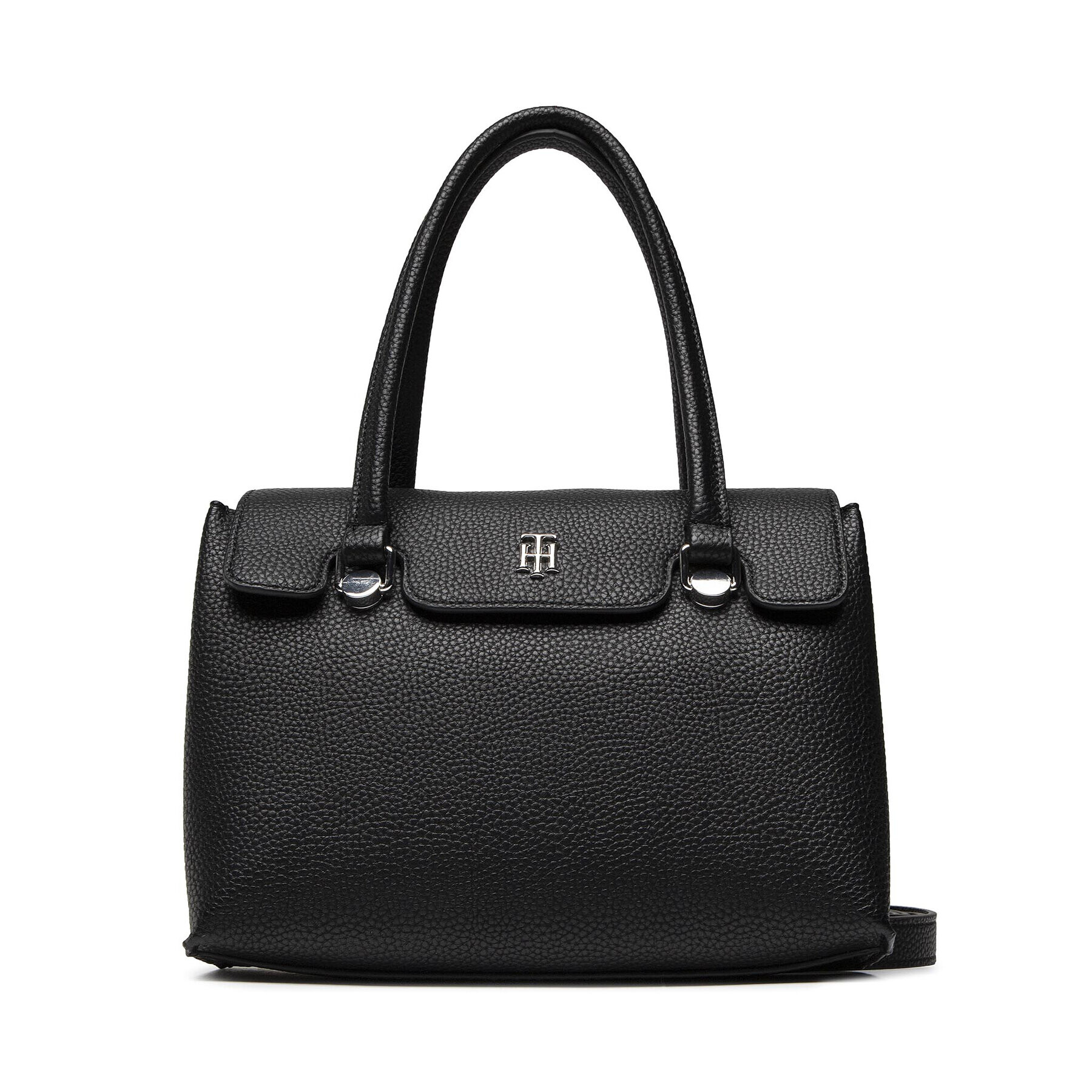 Tommy Hilfiger Táska Th Element Small Satchel AW0AW13157 Fekete - Pepit.hu