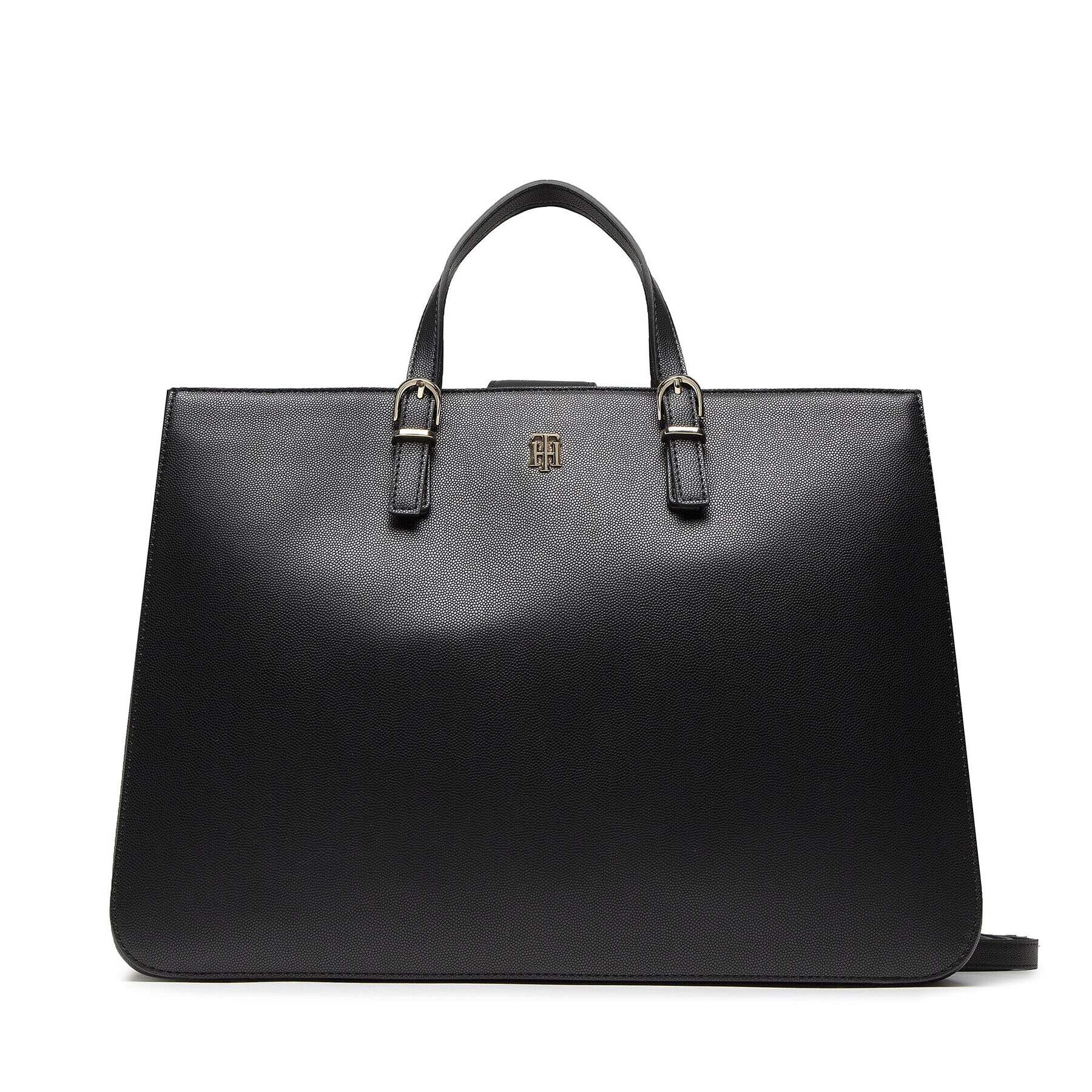 Tommy Hilfiger Táska Th Timeless Work Bag AW0AW13159 Fekete - Pepit.hu