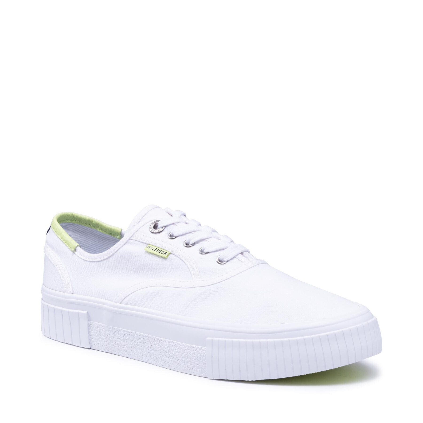 Tommy Hilfiger Teniszcipő Elevated Seasonal Neon Vulc FM0FM03617 Fehér - Pepit.hu