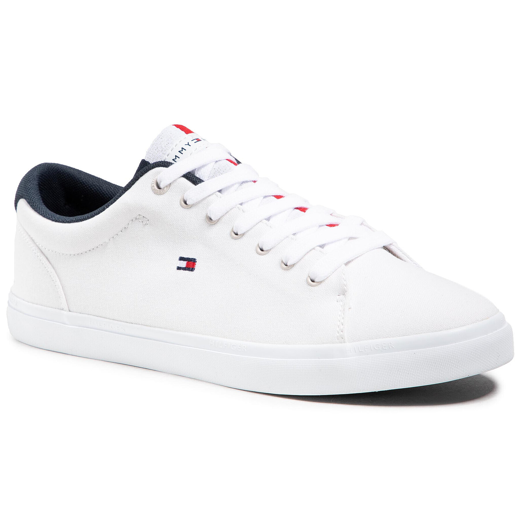 Tommy Hilfiger Teniszcipő Essential Chambray Vulcanized FM0FM03472 Fehér - Pepit.hu