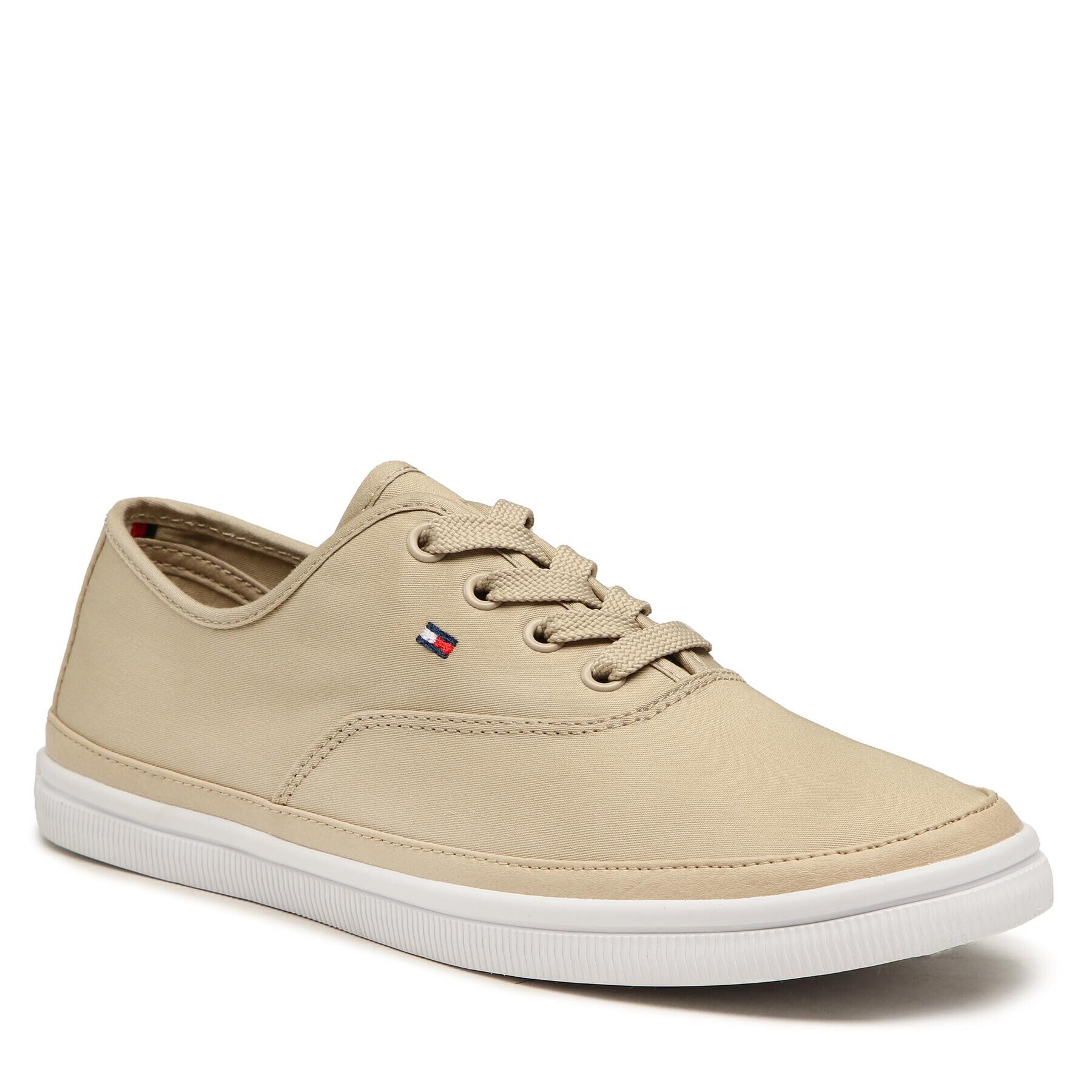 Tommy Hilfiger Teniszcipő Essential Kesha Lace Sneaker FW0FW06955 Bézs - Pepit.hu