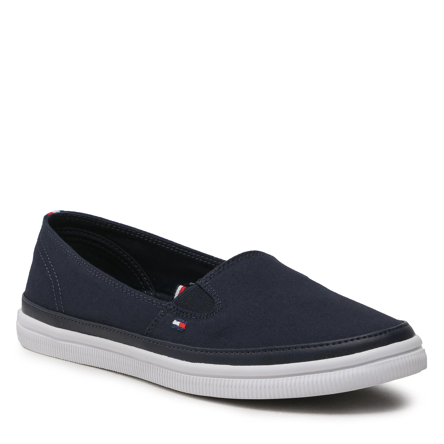 Tommy Hilfiger Teniszcipő Essential Kesha Slip-On FW0FW07121 Sötétkék - Pepit.hu