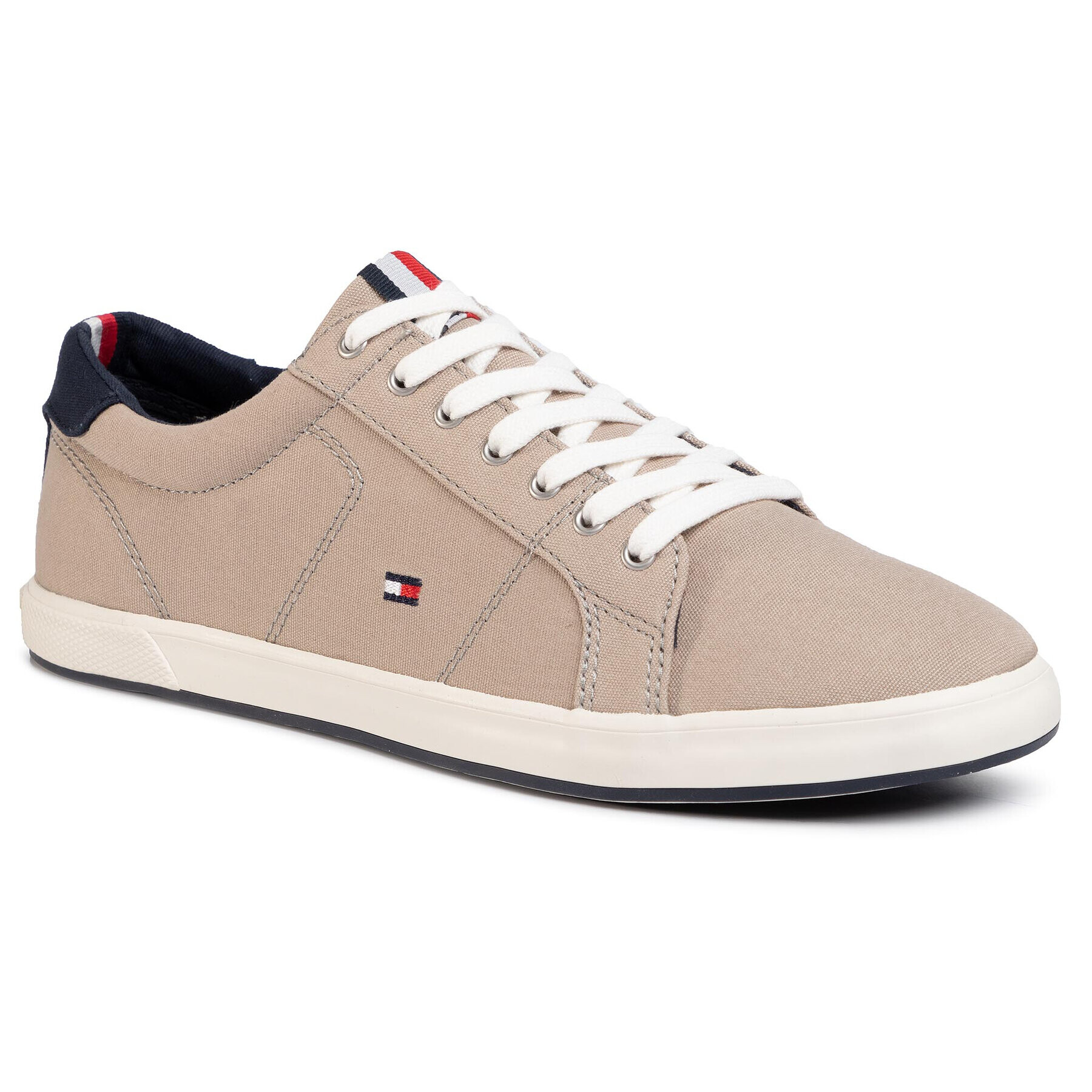 Tommy Hilfiger Teniszcipő Iconic Long Lace Sneaker FM0FM01536AEP Bézs - Pepit.hu