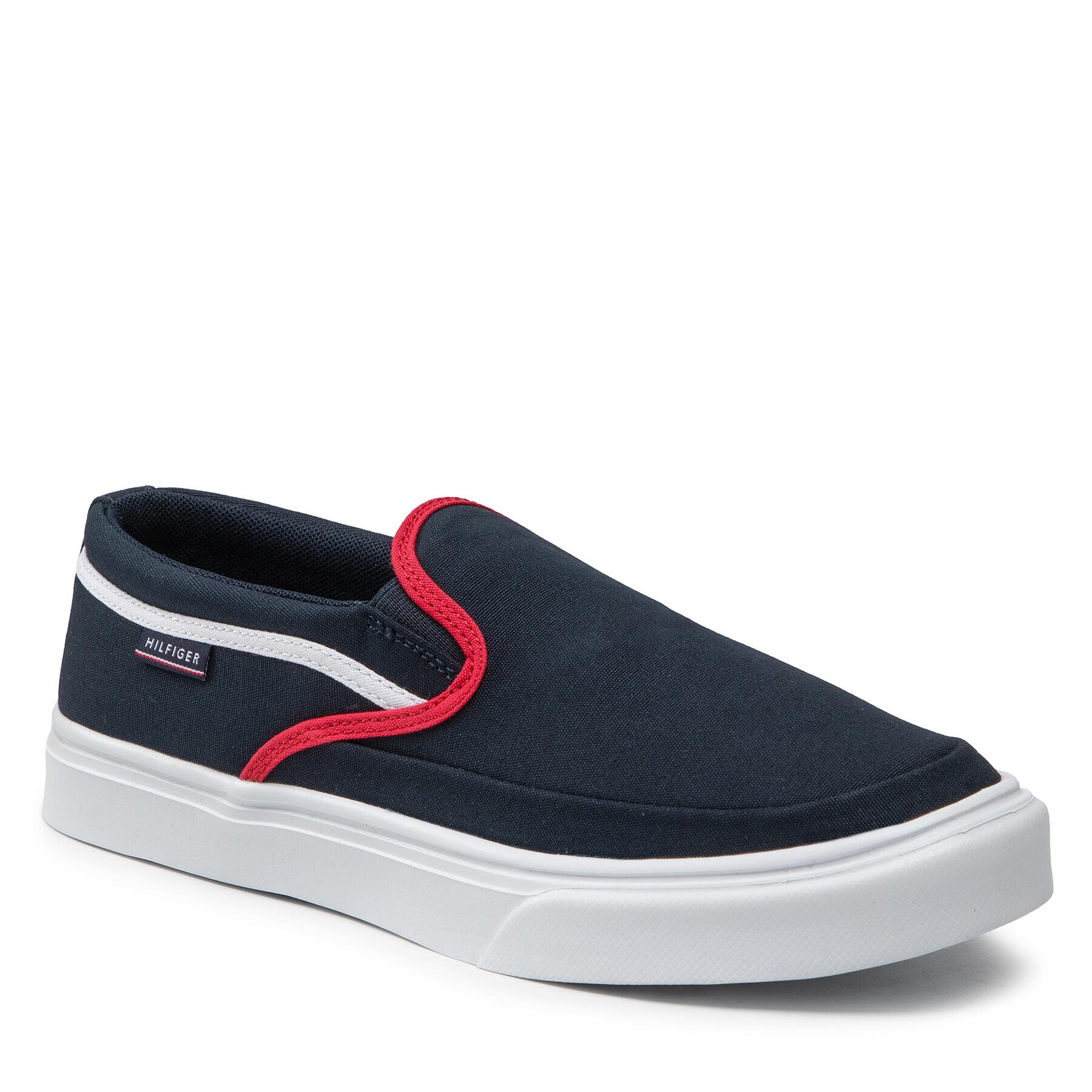 Tommy Hilfiger Teniszcipő Lightweight Sport Slip On FM0FM04011 Sötétkék - Pepit.hu