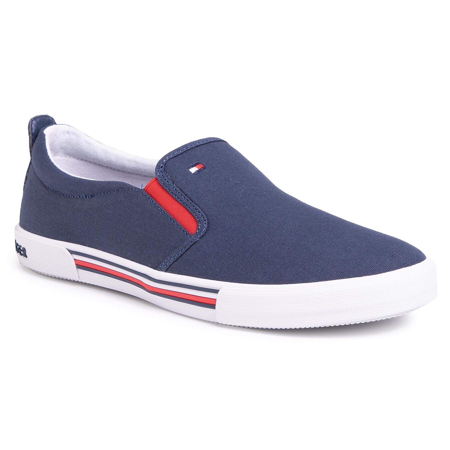 Tommy Hilfiger Teniszcipő Low Cut Sneaker T3B4-30691-0890 D Sötétkék - Pepit.hu