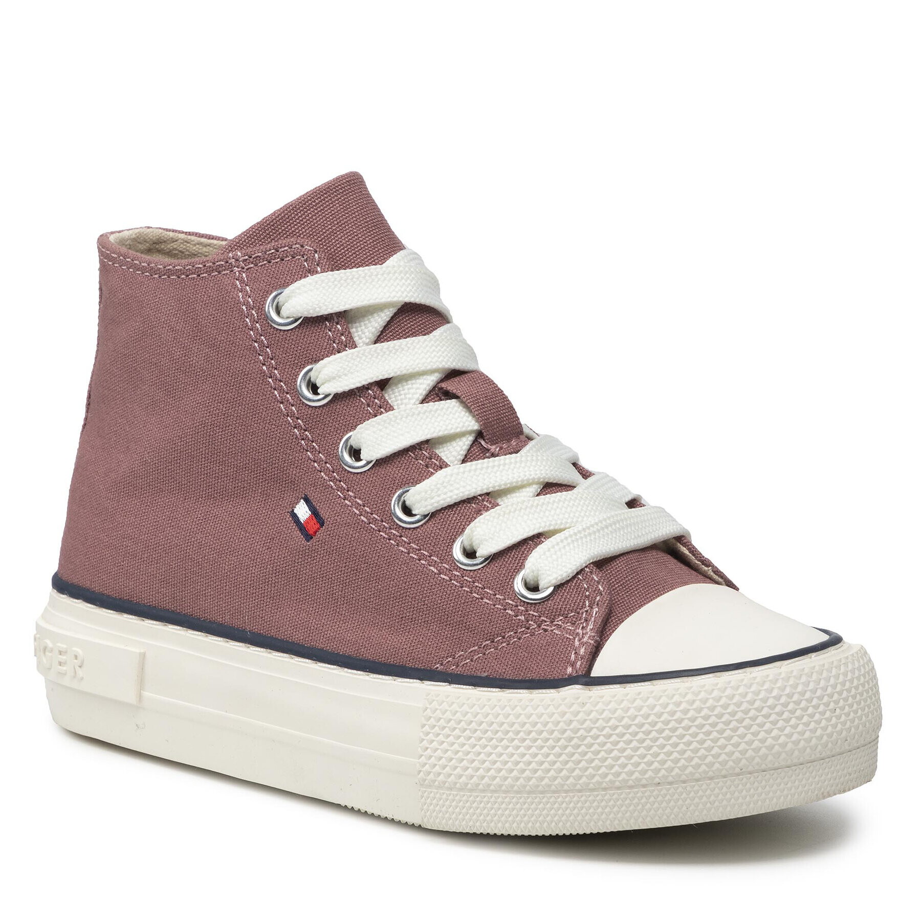 Tommy Hilfiger Tornacipő High Top Lace-Up Sneaker T3A4-32119-0890 M Rózsaszín - Pepit.hu