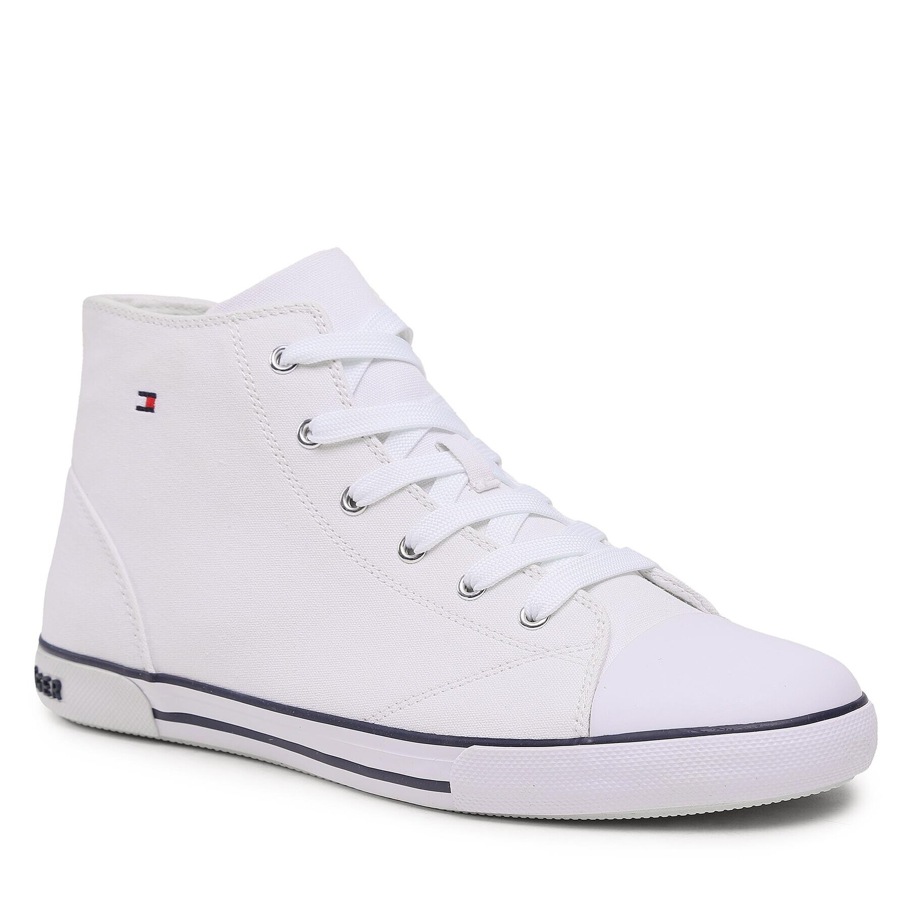 Tommy Hilfiger Tornacipő High Top Lace-Up Sneaker T3X4-32209-0890 S Fehér - Pepit.hu