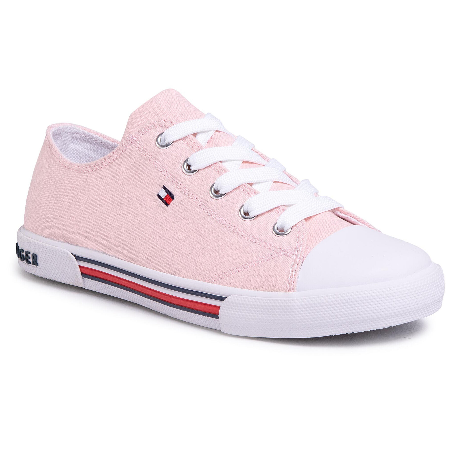 Tommy Hilfiger Tornacipő Low Cut Lace-Up Sneaker T3A4-30605-0890 S Rózsaszín - Pepit.hu