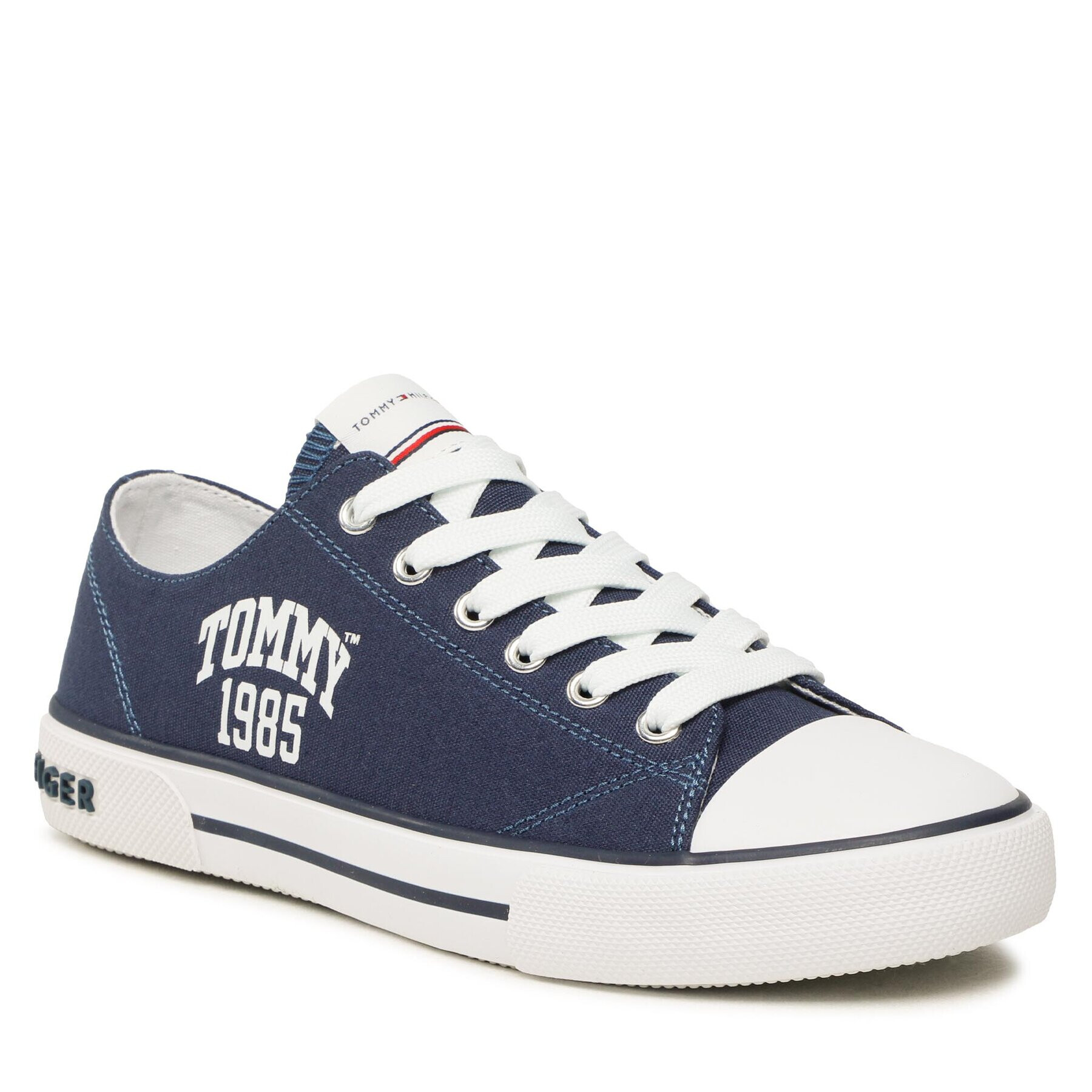 Tommy Hilfiger Tornacipő Varisty Low Cut Lace-Up Sneaker T3X9-32833-0890 S Sötétkék - Pepit.hu