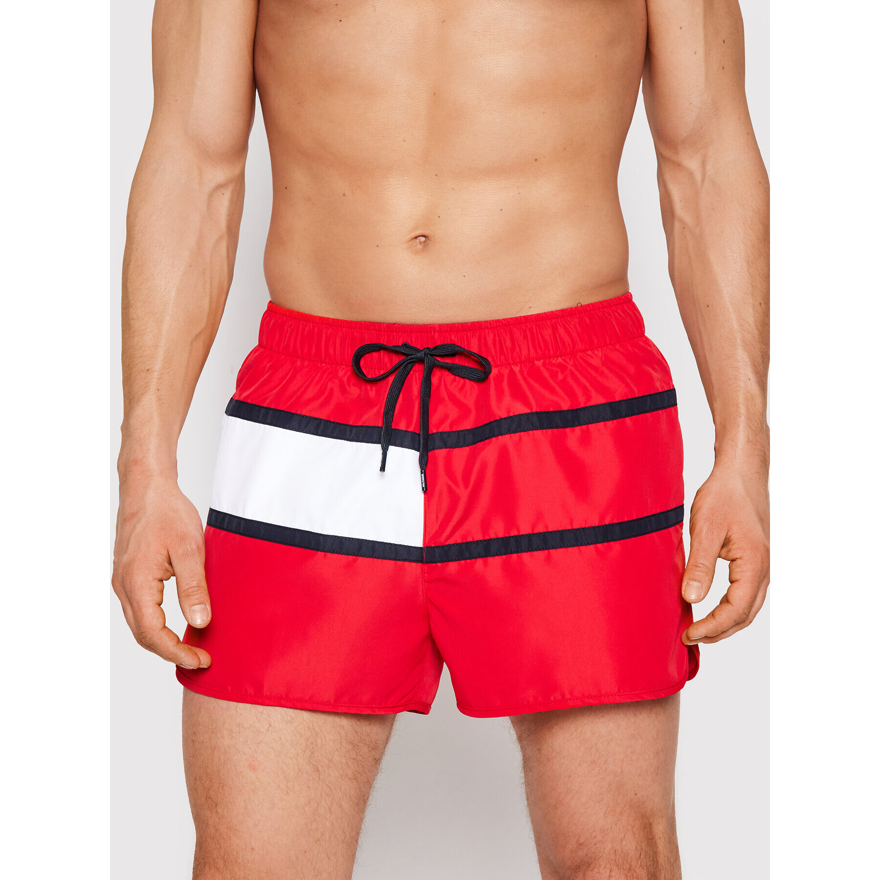 Tommy Hilfiger Úszónadrág Runner UM0UM02056 Piros Regular Fit - Pepit.hu