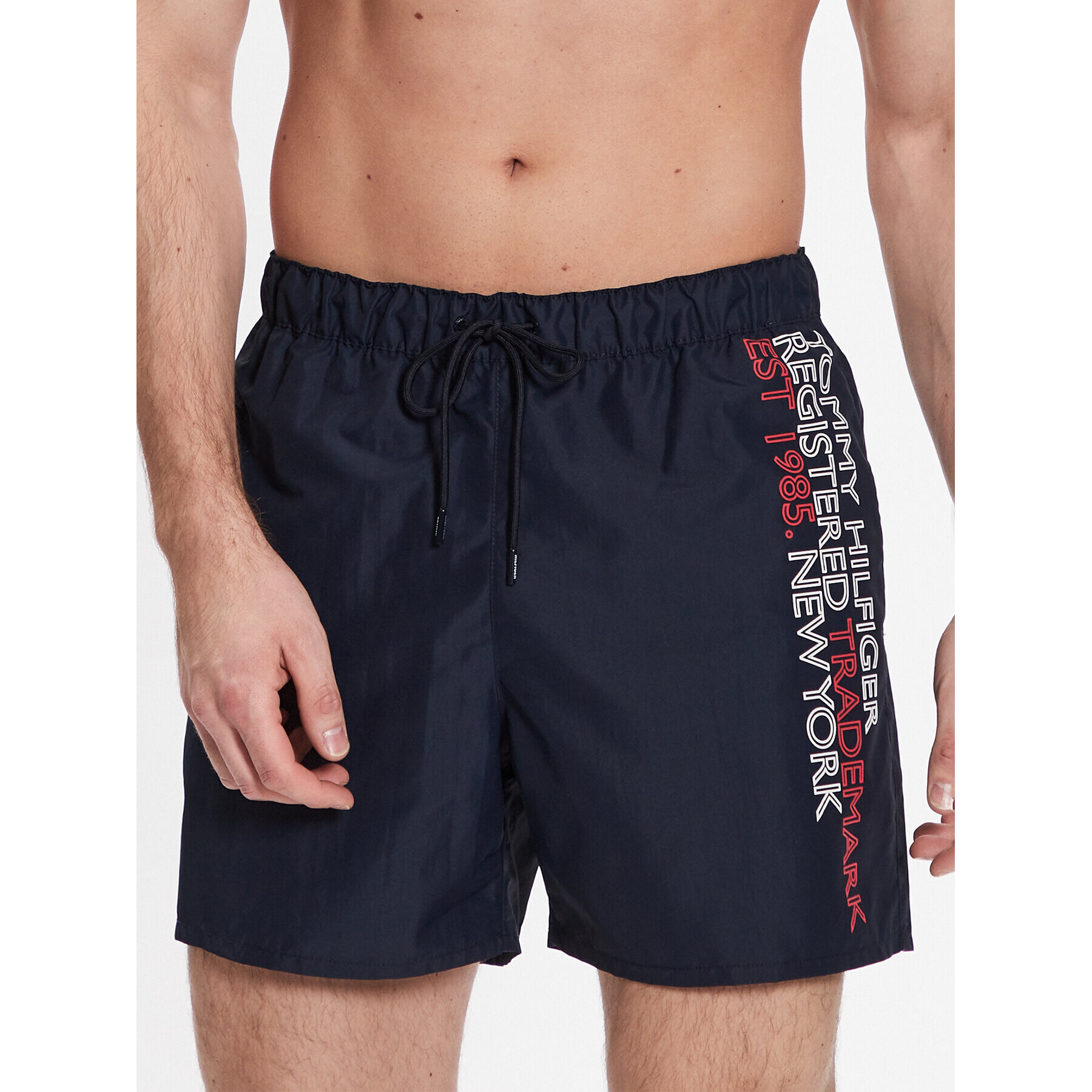 Tommy Hilfiger Úszónadrág UM0UM02742 Sötétkék Regular Fit - Pepit.hu