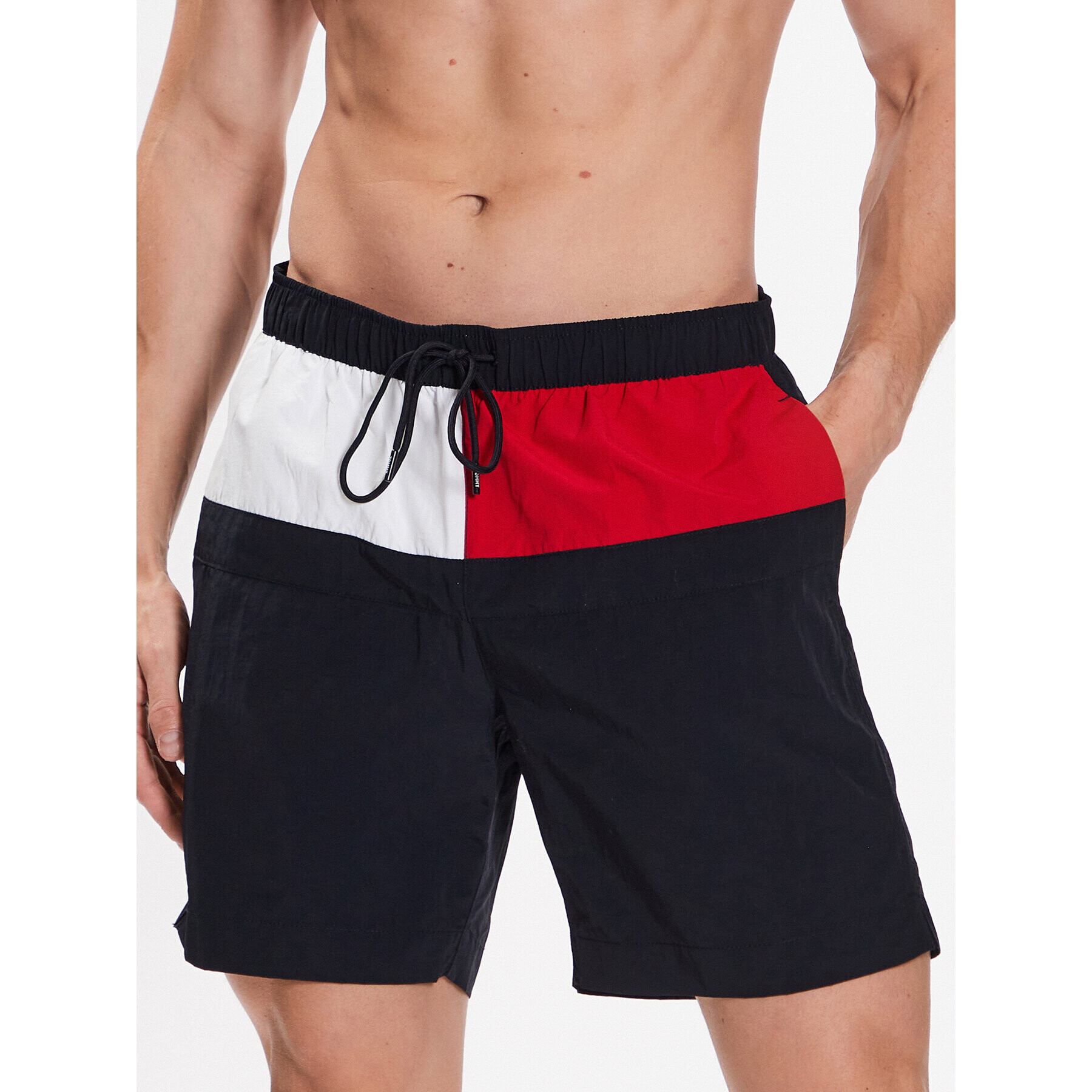 Tommy Hilfiger Úszónadrág UM0UM02745 Sötétkék Regular Fit - Pepit.hu