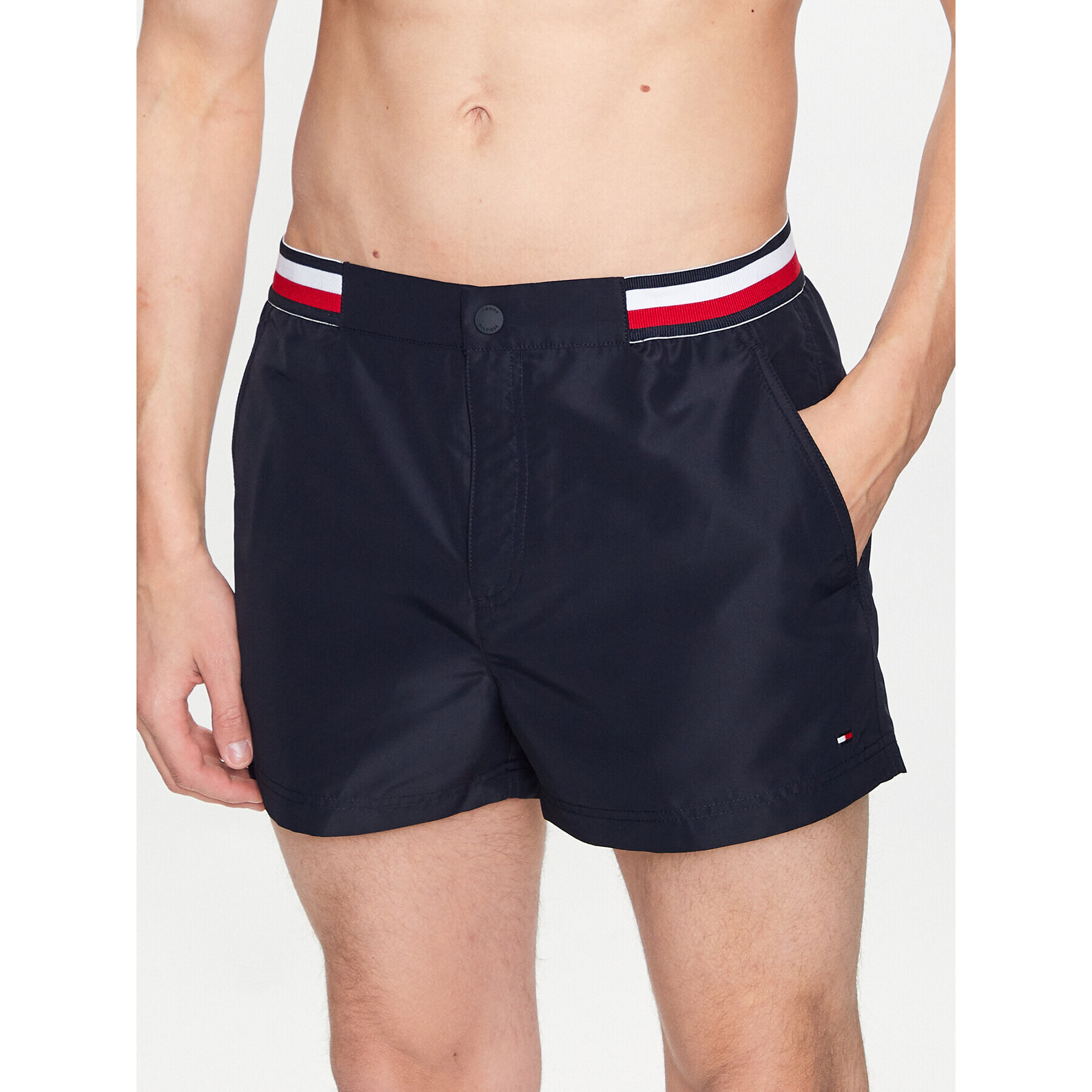 Tommy Hilfiger Úszónadrág UM0UM02747 Sötétkék Regular Fit - Pepit.hu