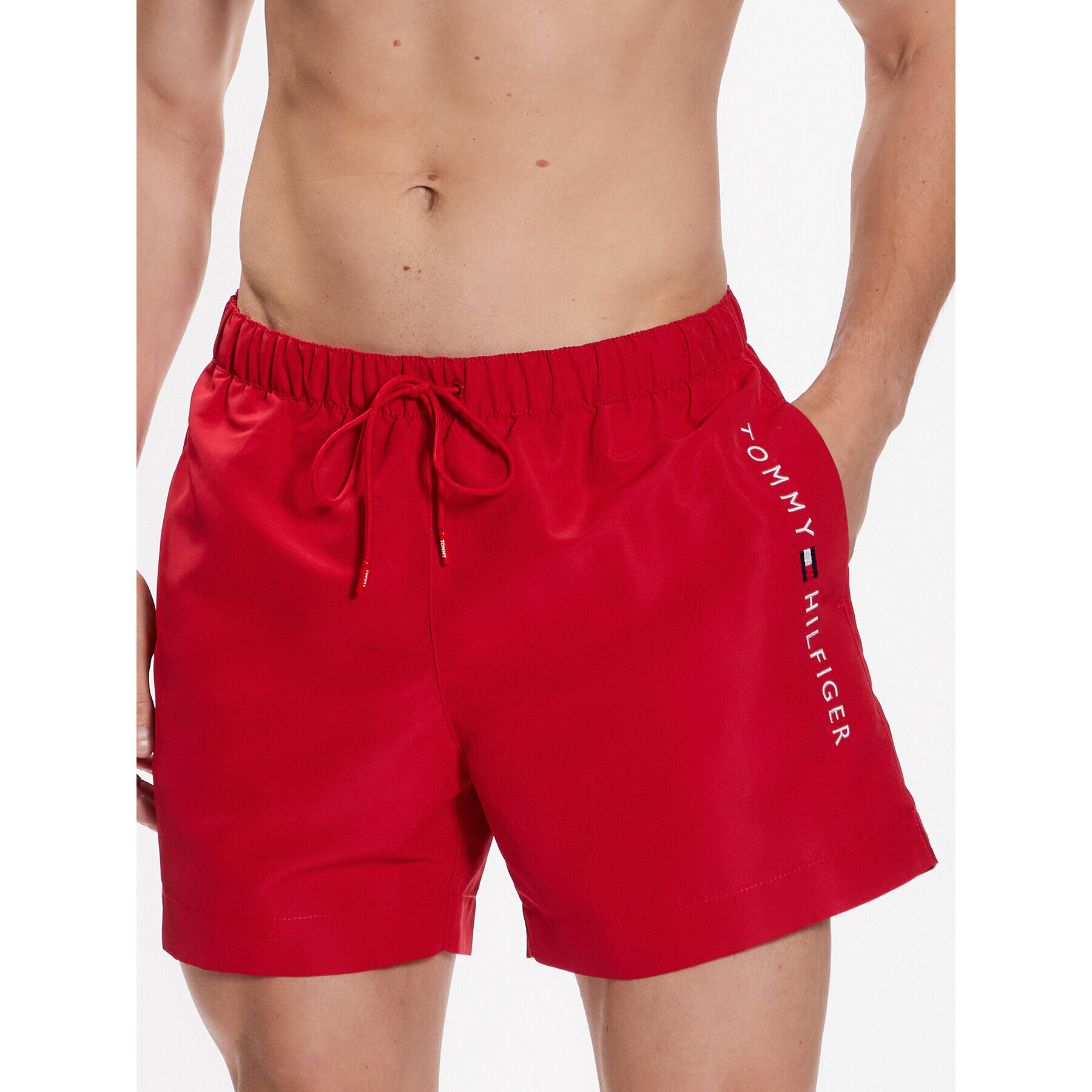 Tommy Hilfiger Úszónadrág UM0UM02885 Piros Regular Fit - Pepit.hu