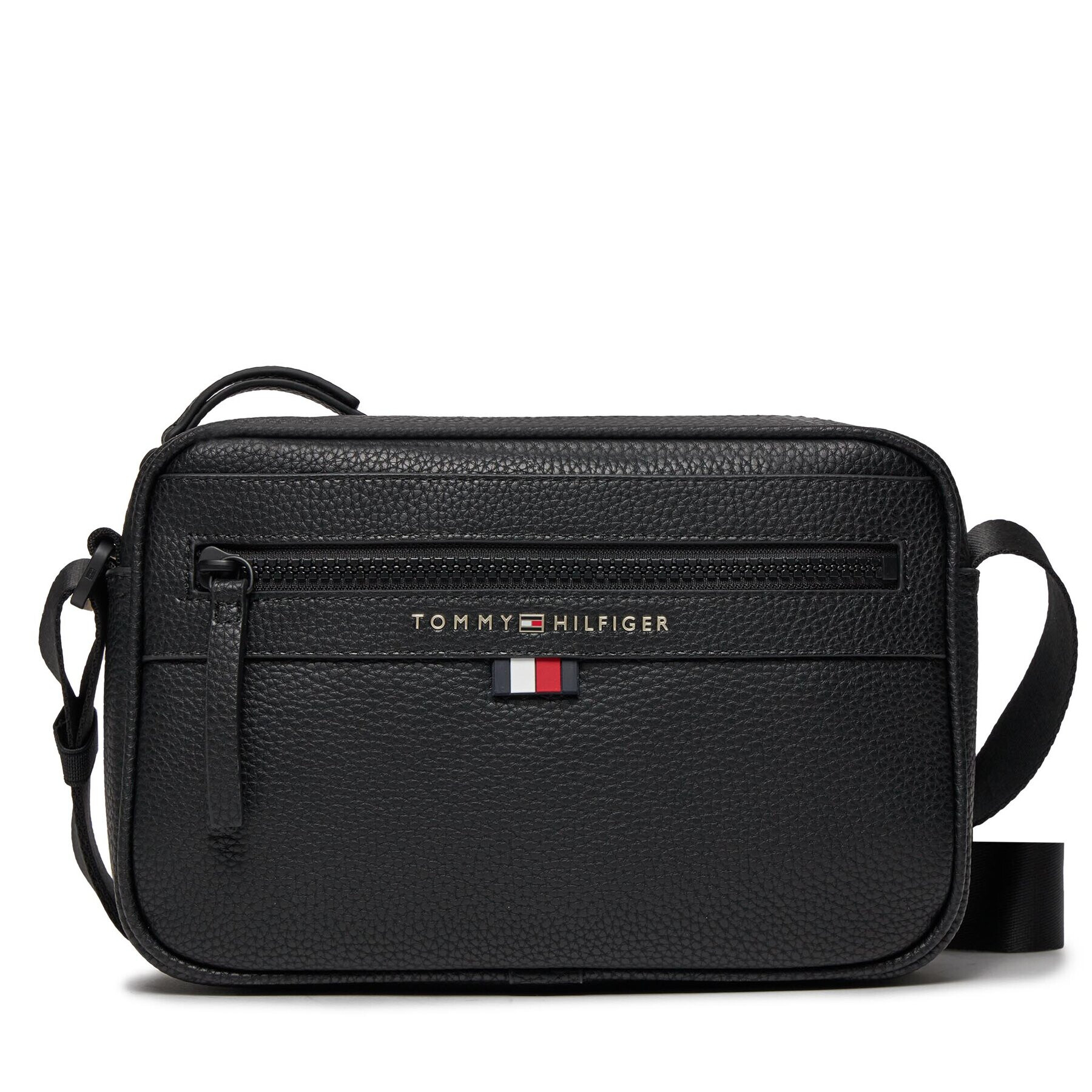 Tommy Hilfiger Válltáska Essential Pu Ew Reporter AM0AM12093 Fekete - Pepit.hu