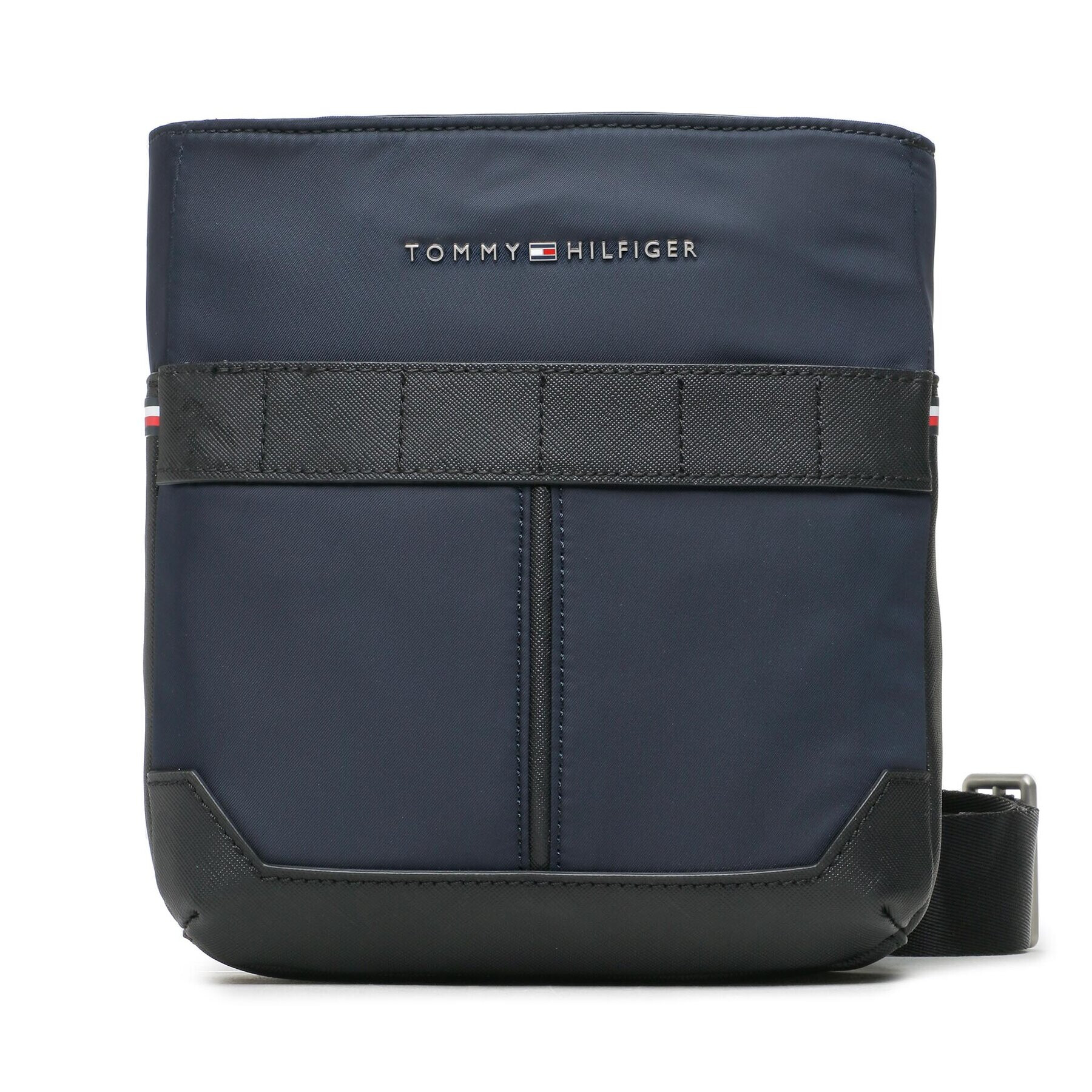 Tommy Hilfiger Válltáska Th Elevated Nylon Mini Crosover AM0AM10943 Sötétkék - Pepit.hu