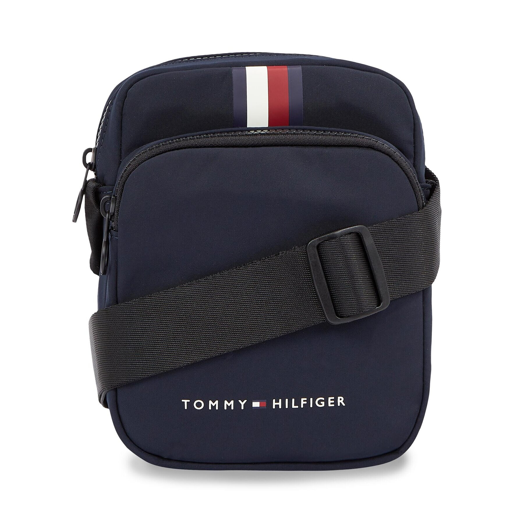 Tommy Hilfiger Válltáska Th Skyline Stripe Mini Reporter AM0AM12091 Sötétkék - Pepit.hu