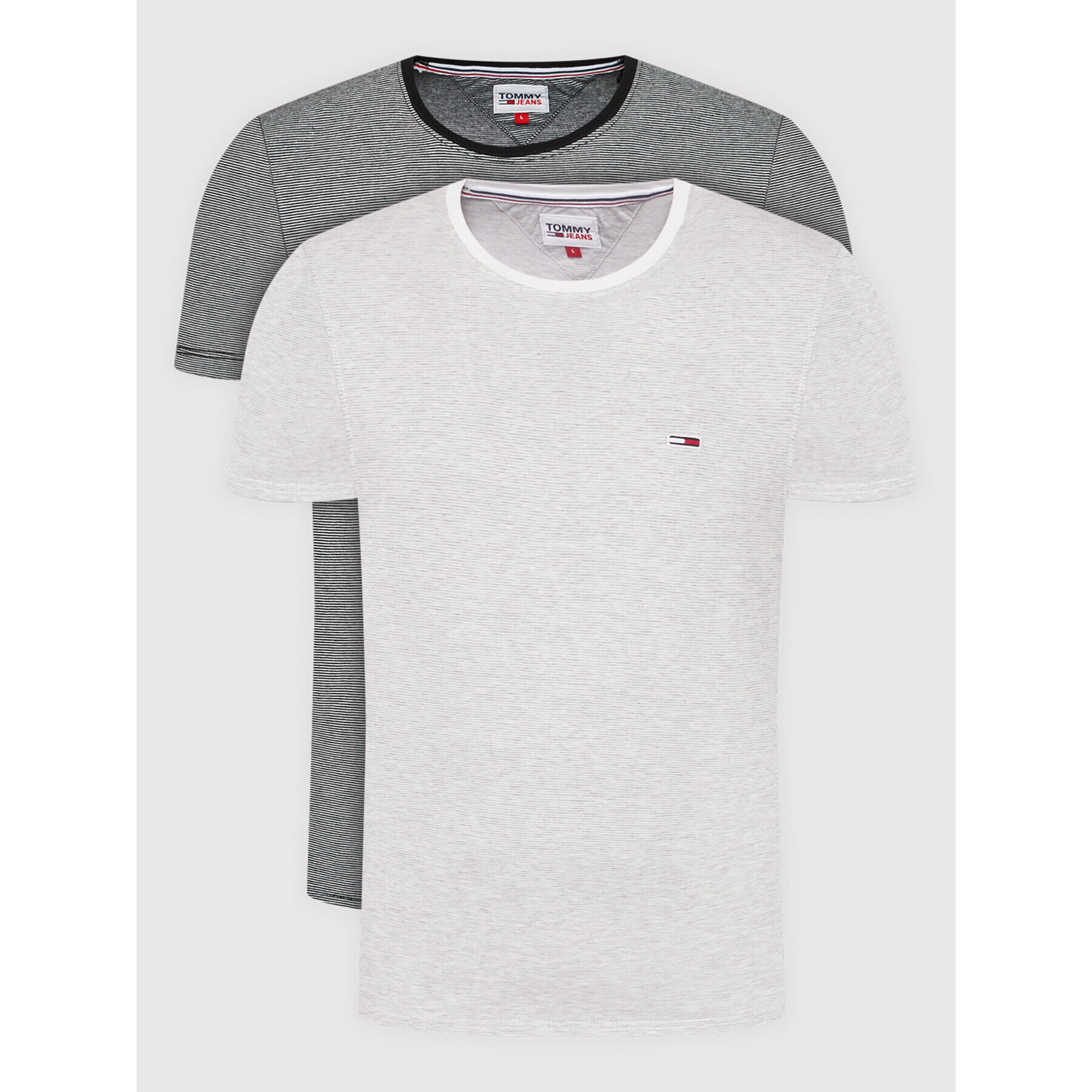 Tommy Jeans 2 póló készlet Stripe DM0DM13135 Színes Regular Fit - Pepit.hu