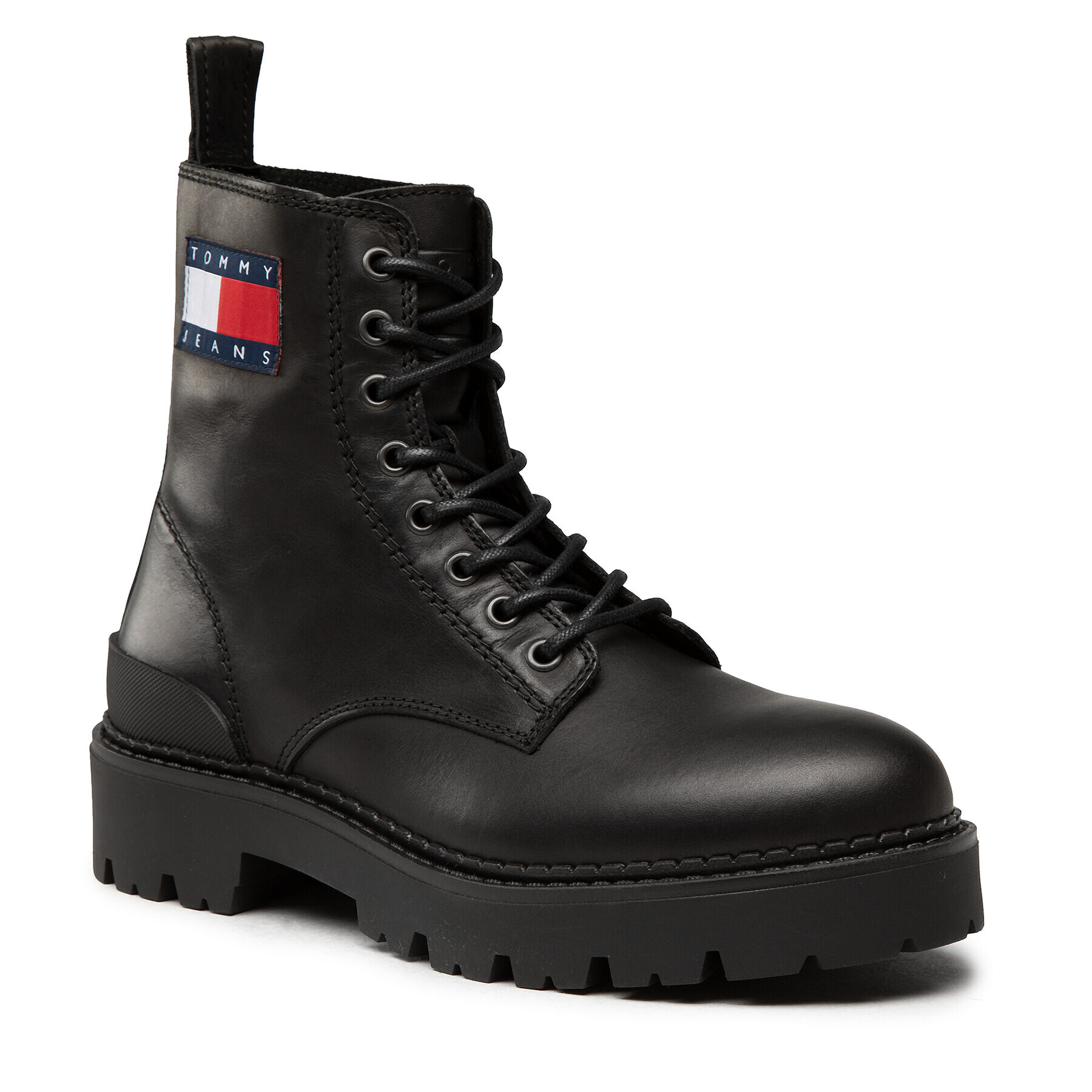 Tommy Jeans Bakancs Lace Up Hertage Boot EM0EM00892 Fekete - Pepit.hu