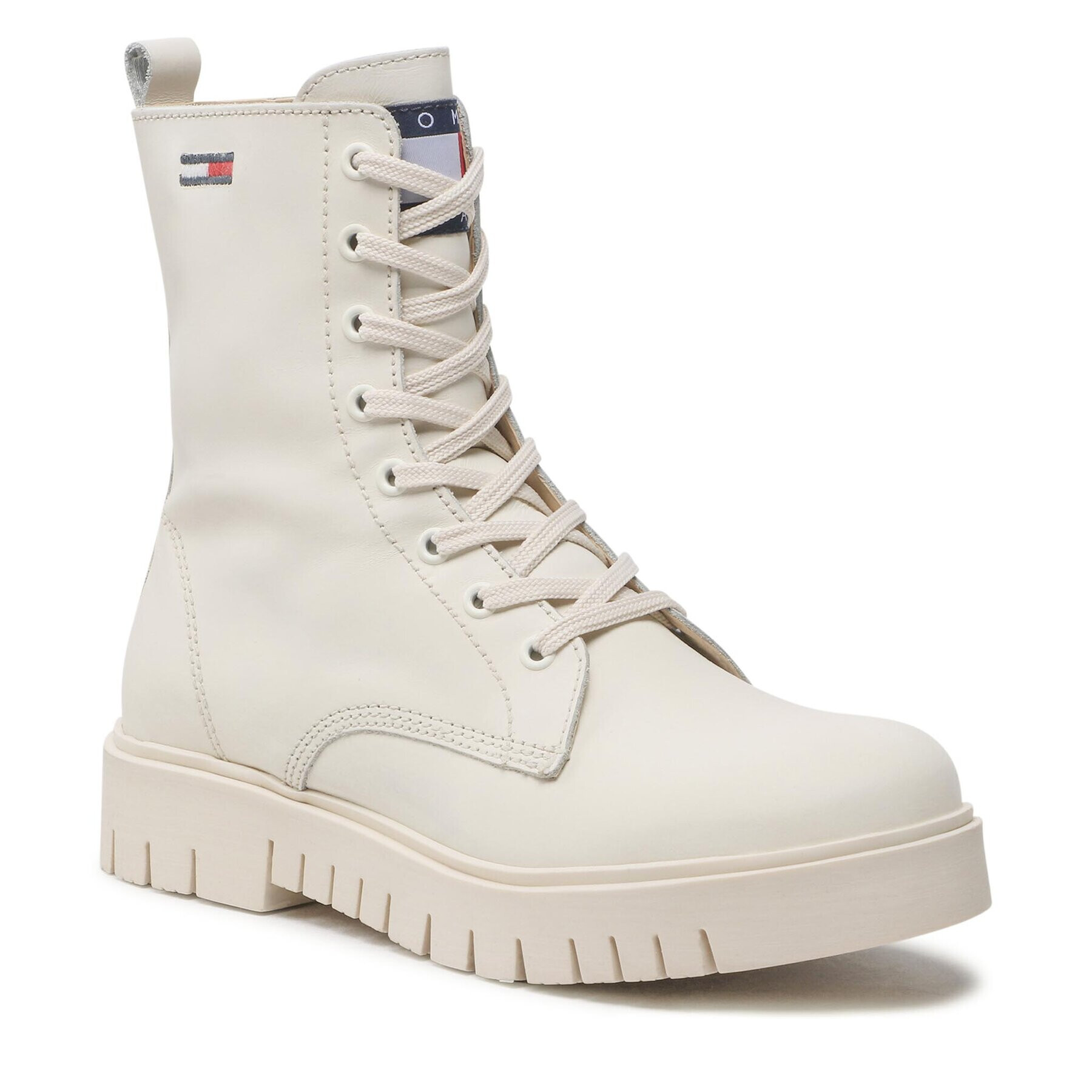 Tommy Jeans Bakancs Lace Up Wmns Boot EN0EN01992 Bézs - Pepit.hu