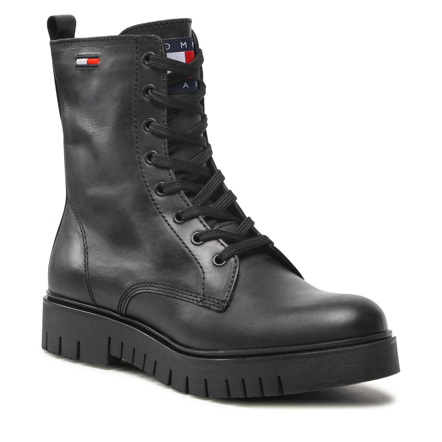 Tommy Jeans Bakancs Lace Up Wmns Boot EN0EN01992 Fekete - Pepit.hu