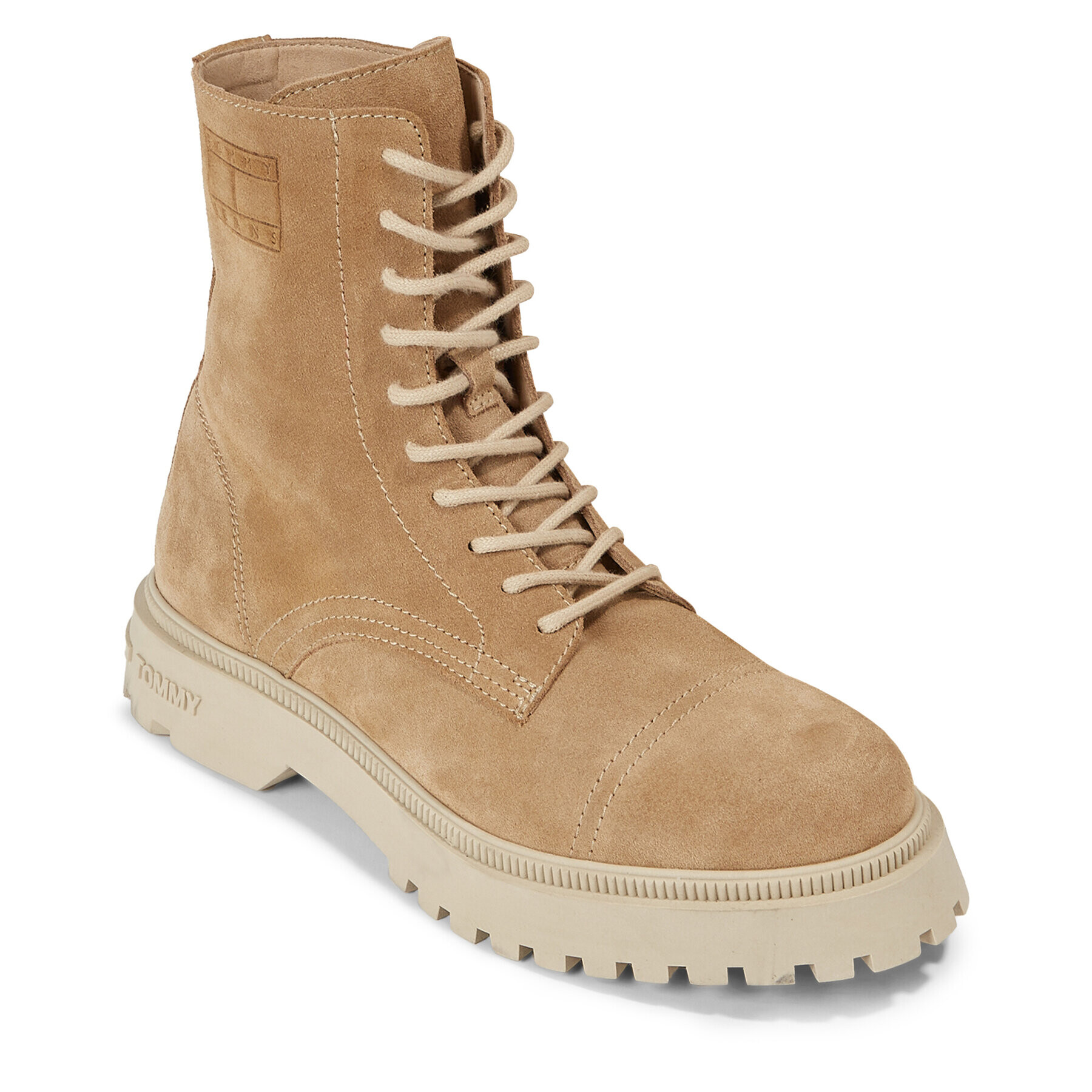 Tommy Jeans Bakancs Tjm Casual Boot Suede EM0EM01336 Khaki - Pepit.hu