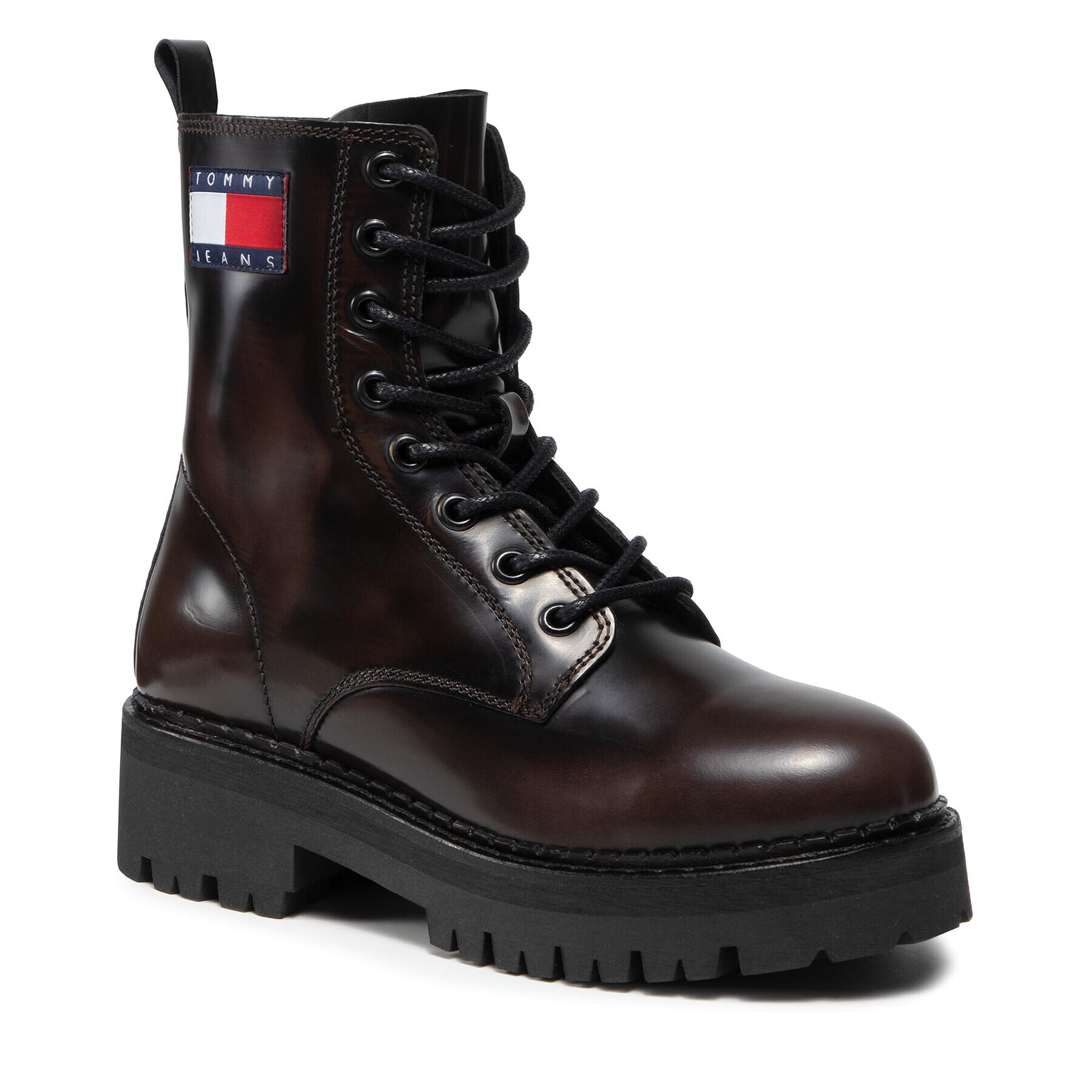 Tommy Jeans Bakancs Urban Lace Up Boot EN0EN01546 Barna - Pepit.hu