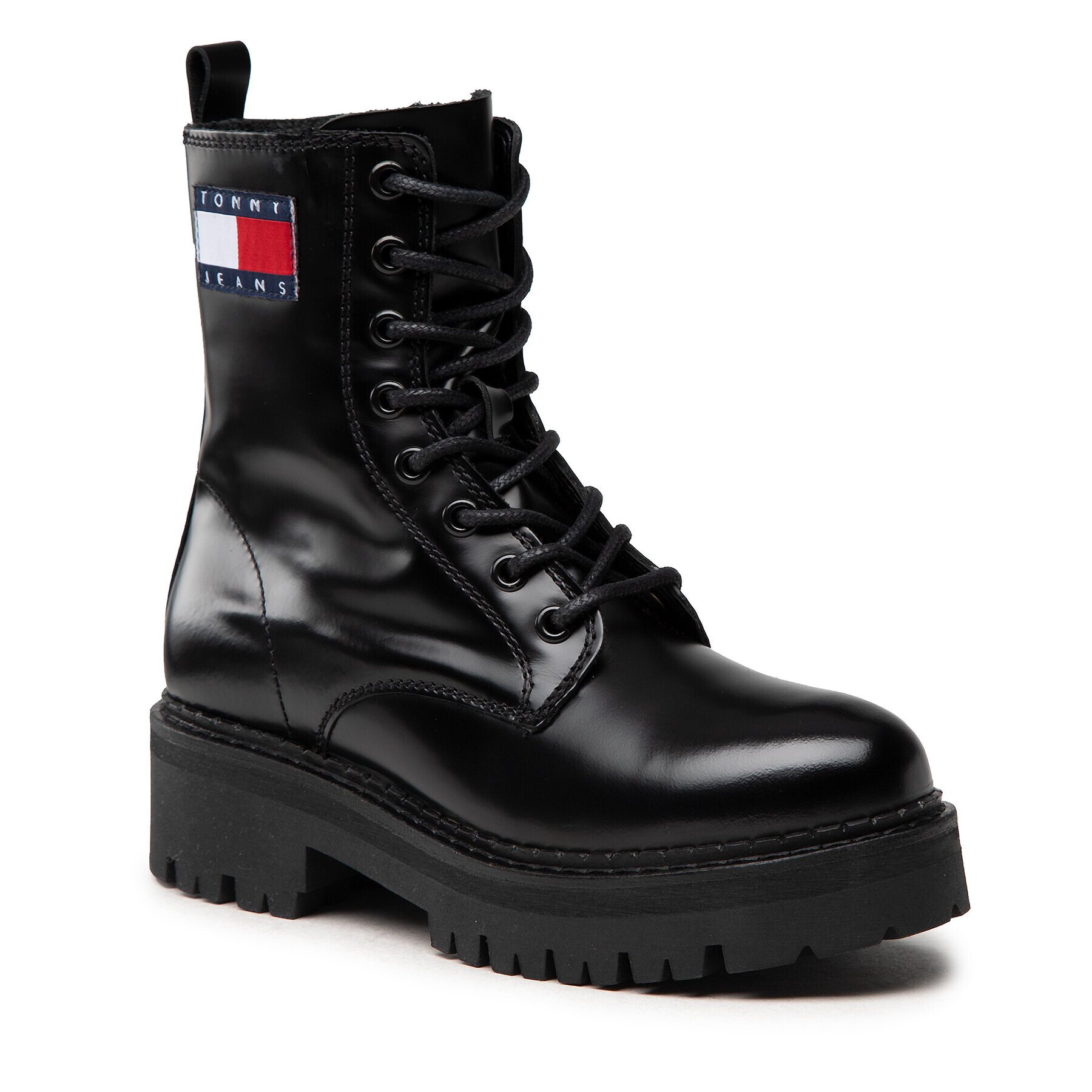 Tommy Jeans Bakancs Urban Lace Up Boot EN0EN01546 Fekete - Pepit.hu