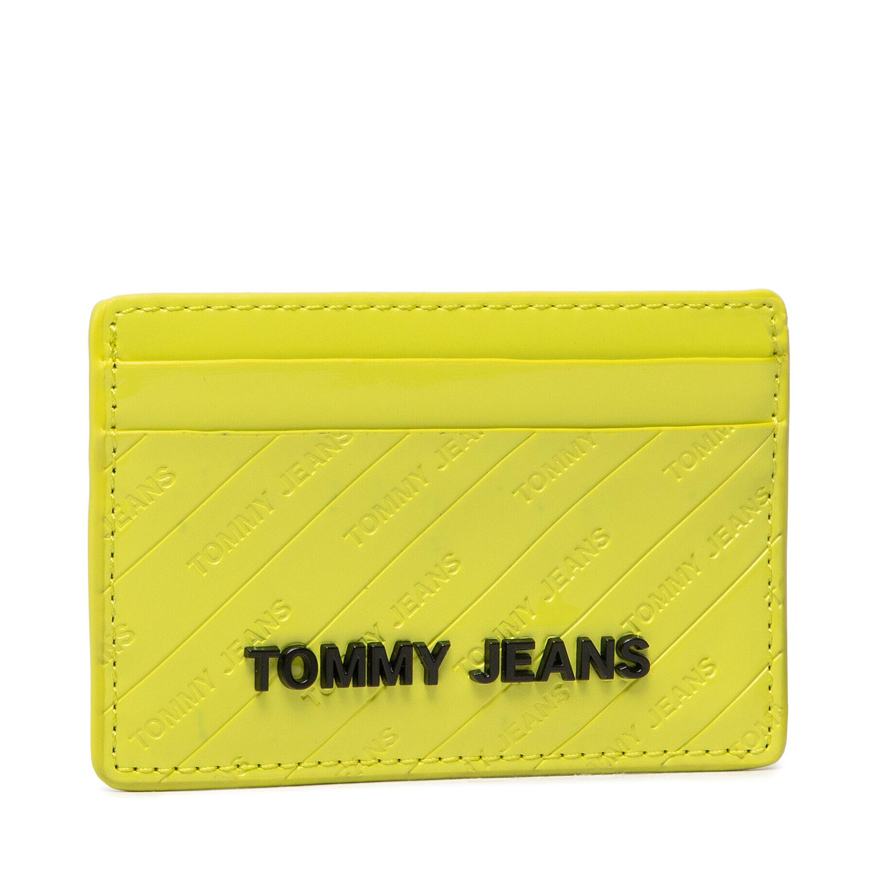 Tommy Jeans Bankkártya tartó Cc Holder Emboss Patent AW0AW10831 Zöld - Pepit.hu