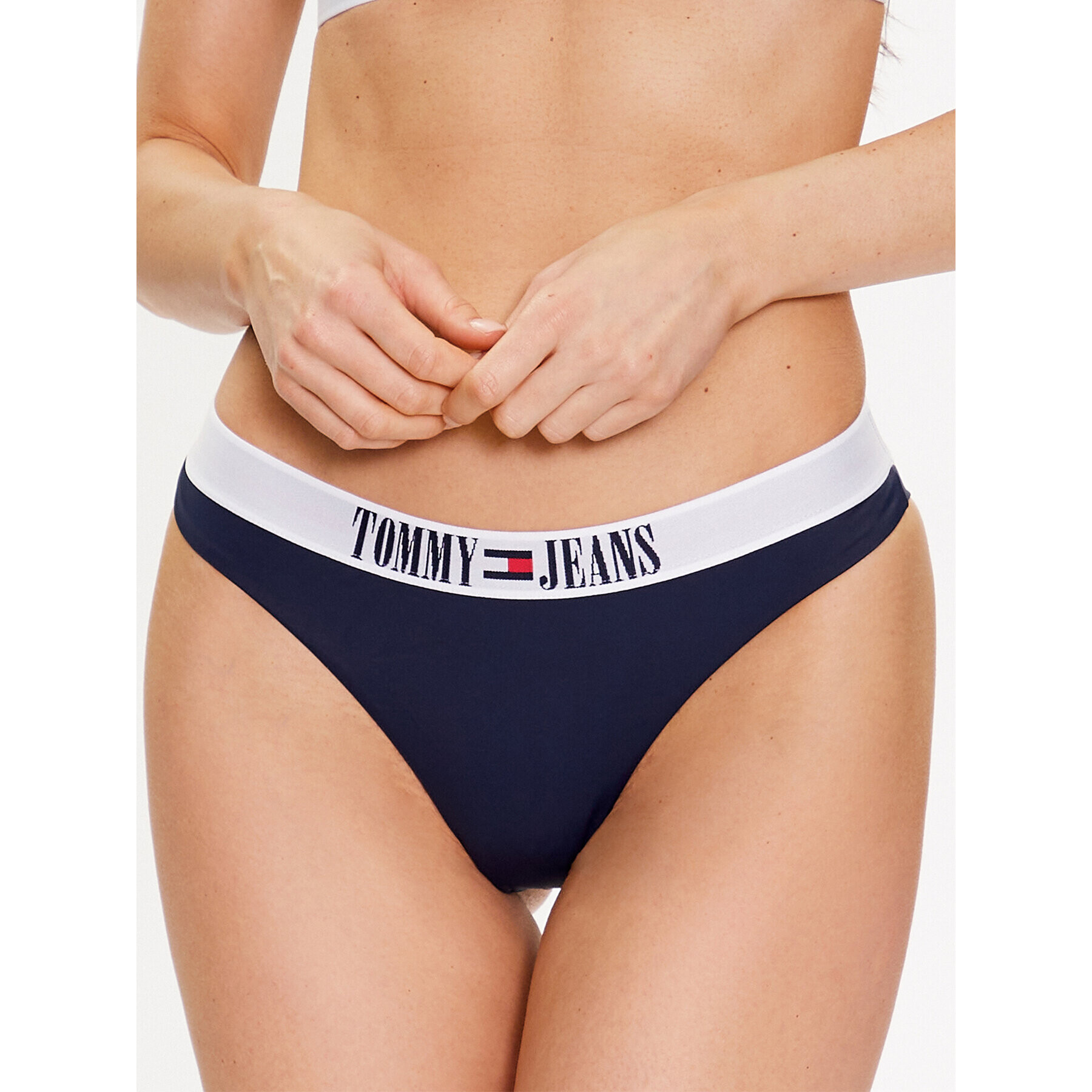 Tommy Jeans Bikini alsó UW0UW04451 Sötétkék - Pepit.hu