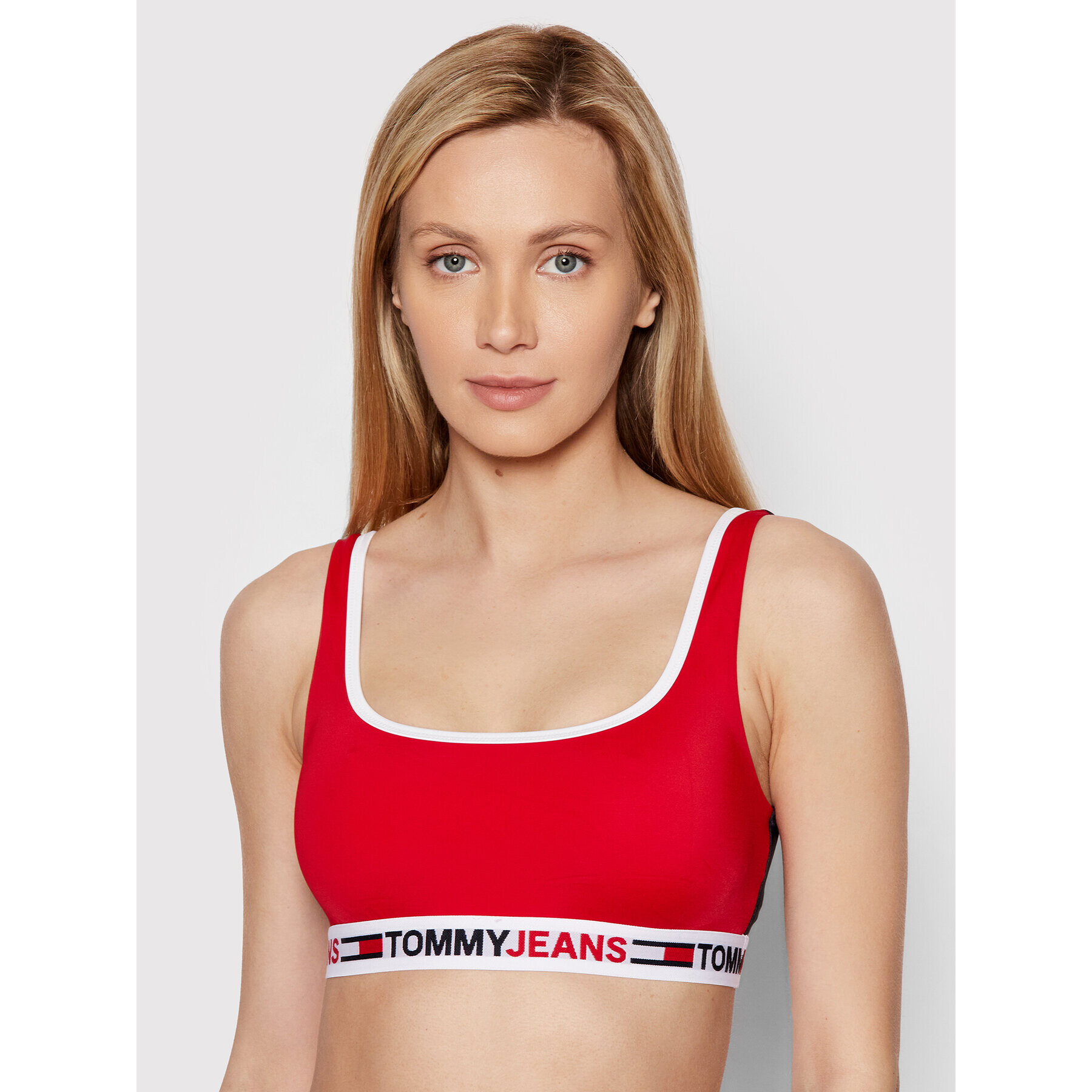 Tommy Jeans Bikini felső UW0UW03350 Piros - Pepit.hu