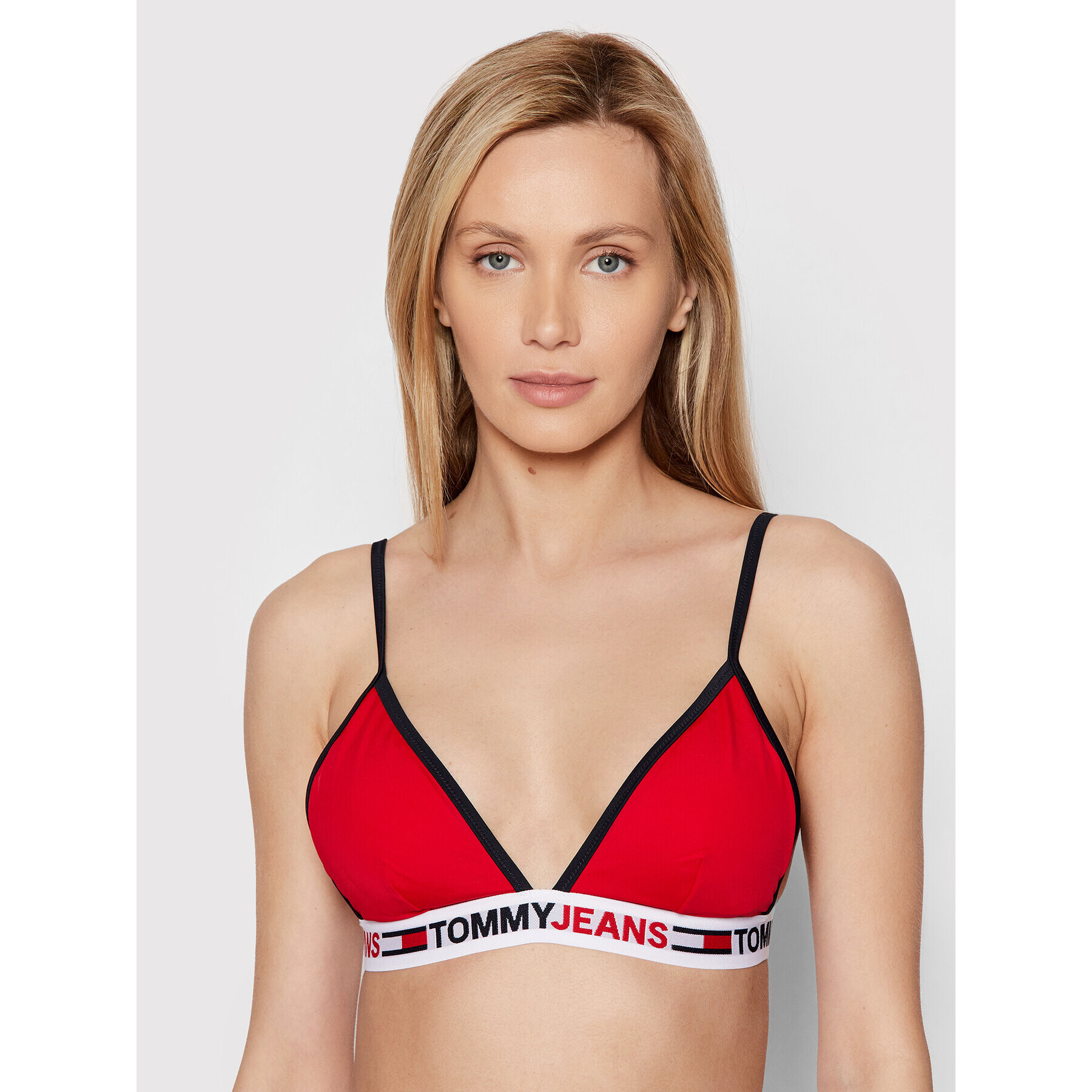 Tommy Jeans Bikini felső UW0UW03351 Piros - Pepit.hu