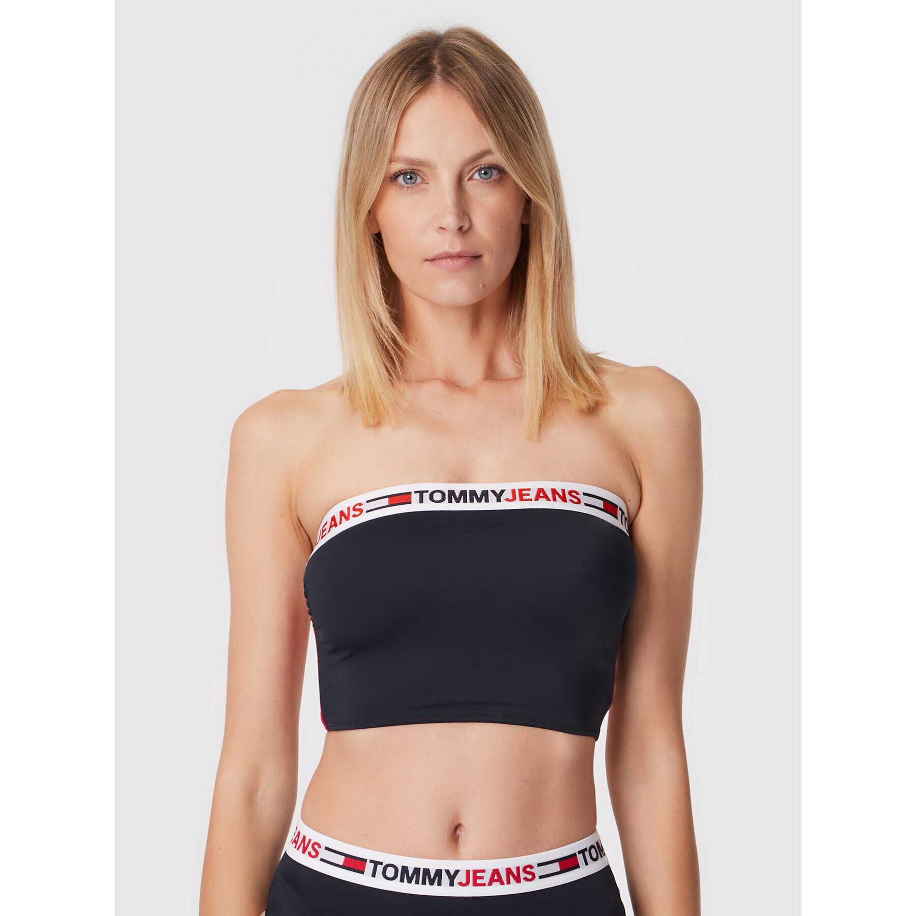 Tommy Jeans Bikini felső UW0UW03707 Sötétkék - Pepit.hu