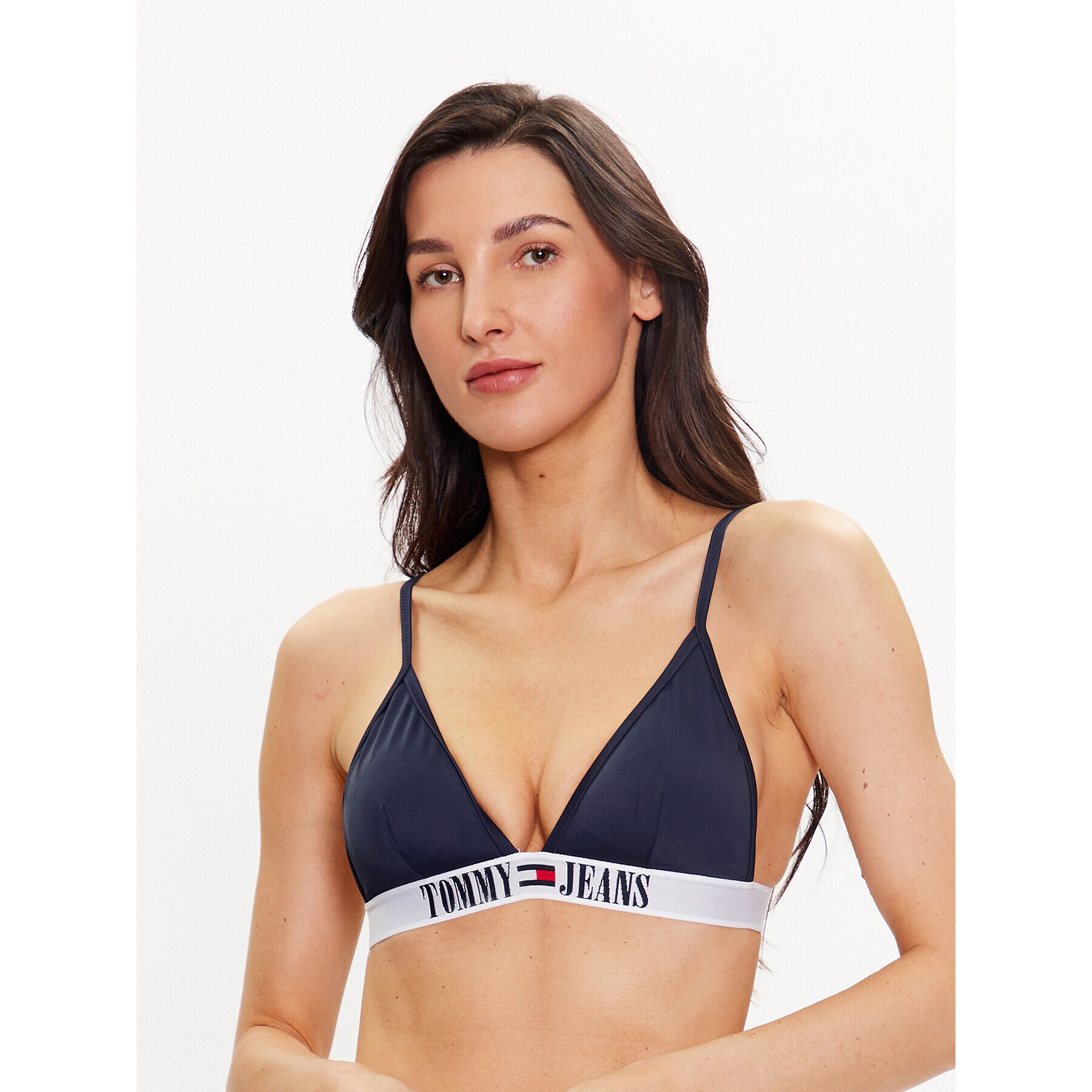 Tommy Jeans Bikini felső UW0UW04079 Sötétkék - Pepit.hu