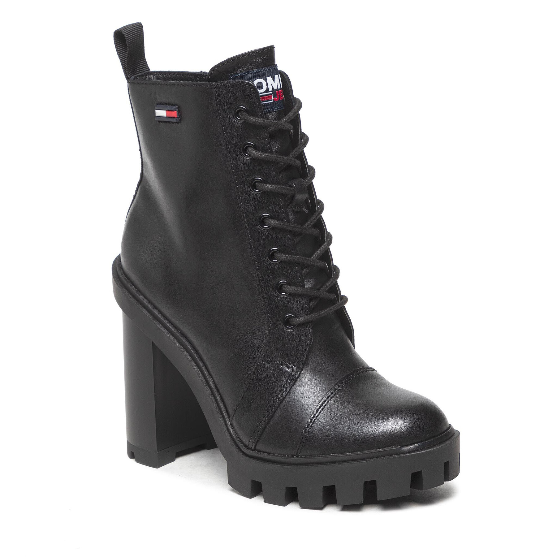 Tommy Jeans Bokacsizma Branded Taoe High Heel Boot EN0EN01544 Fekete - Pepit.hu