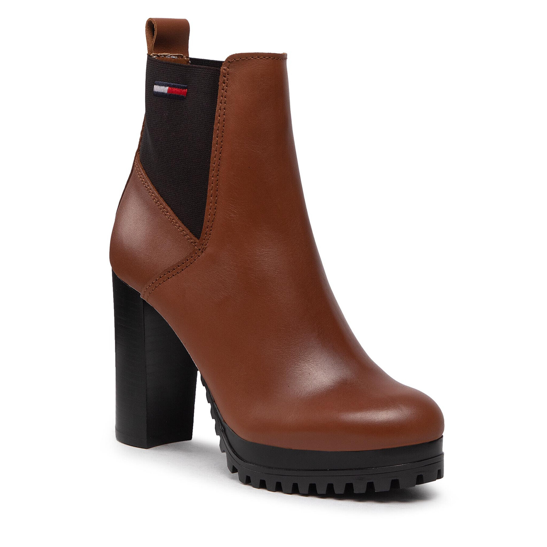 Tommy Jeans Bokacsizma Essential High Heel Boot EN0EN02045 Barna - Pepit.hu