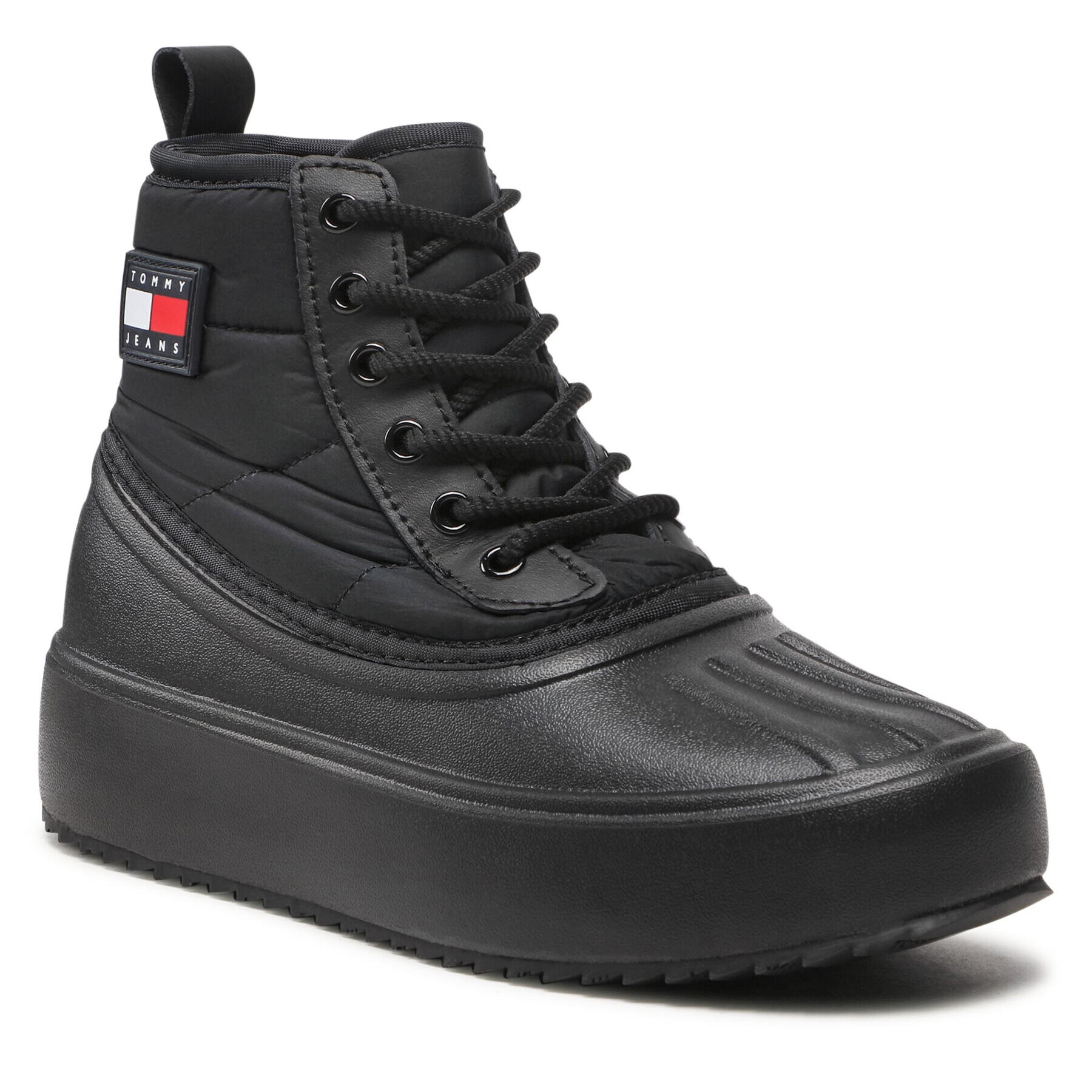 Tommy Jeans Bokacsizma Fashion Boot EN0EN01912 Fekete - Pepit.hu