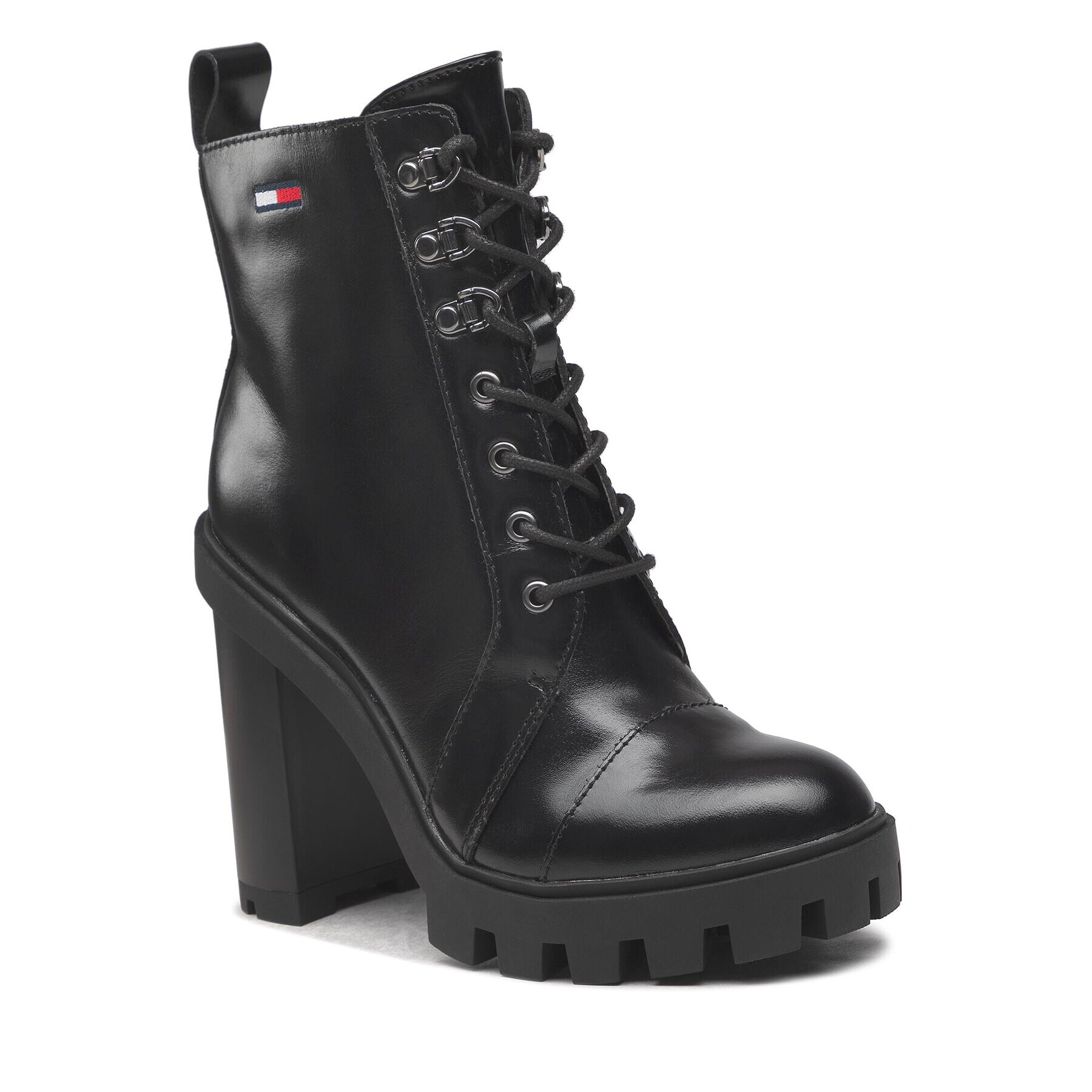 Tommy Jeans Bokacsizma Heeled Boot EN0EN01987 Fekete - Pepit.hu