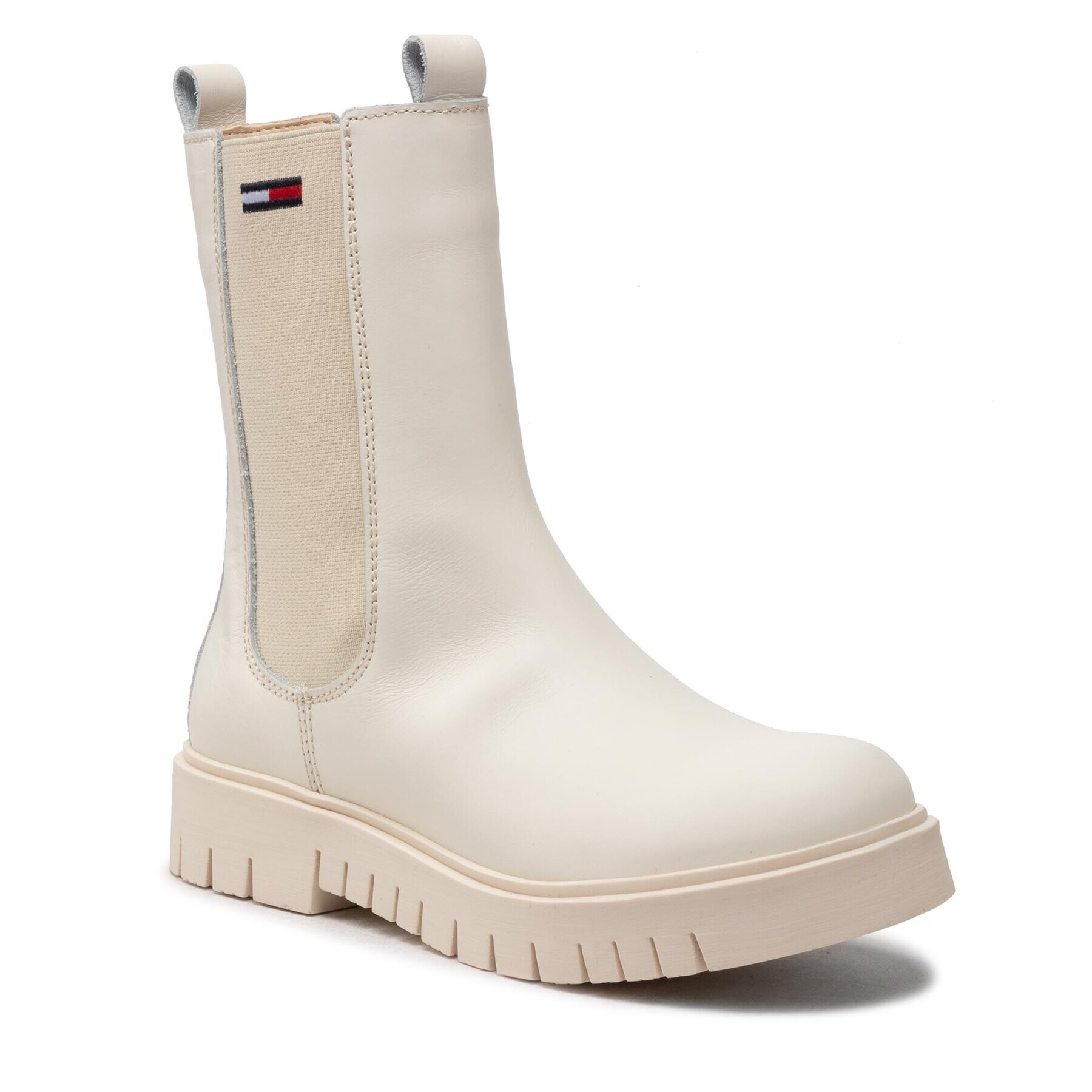 Tommy Jeans Bokacsizma Long Chelsea Boot EN0EN01990 Bézs - Pepit.hu