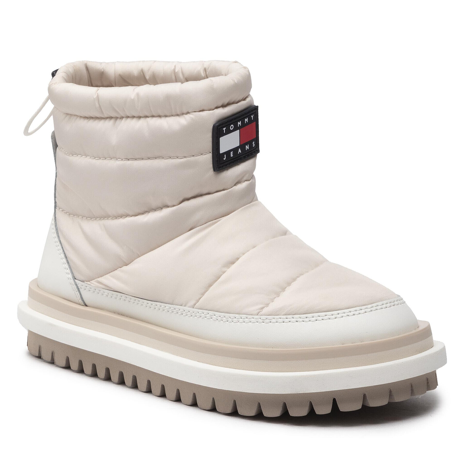 Tommy Jeans Bokacsizma Padded Wmns Boot EN0EN01950 Bézs - Pepit.hu