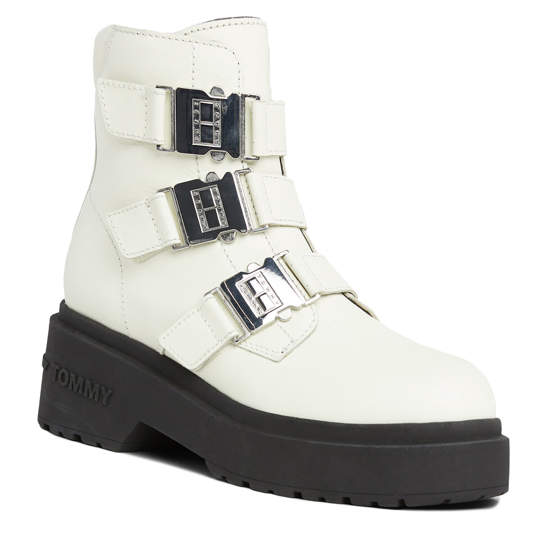 Tommy Jeans Bokacsizma Tjw Chunky Boot Hardware EN0EN02443 Ekru - Pepit.hu