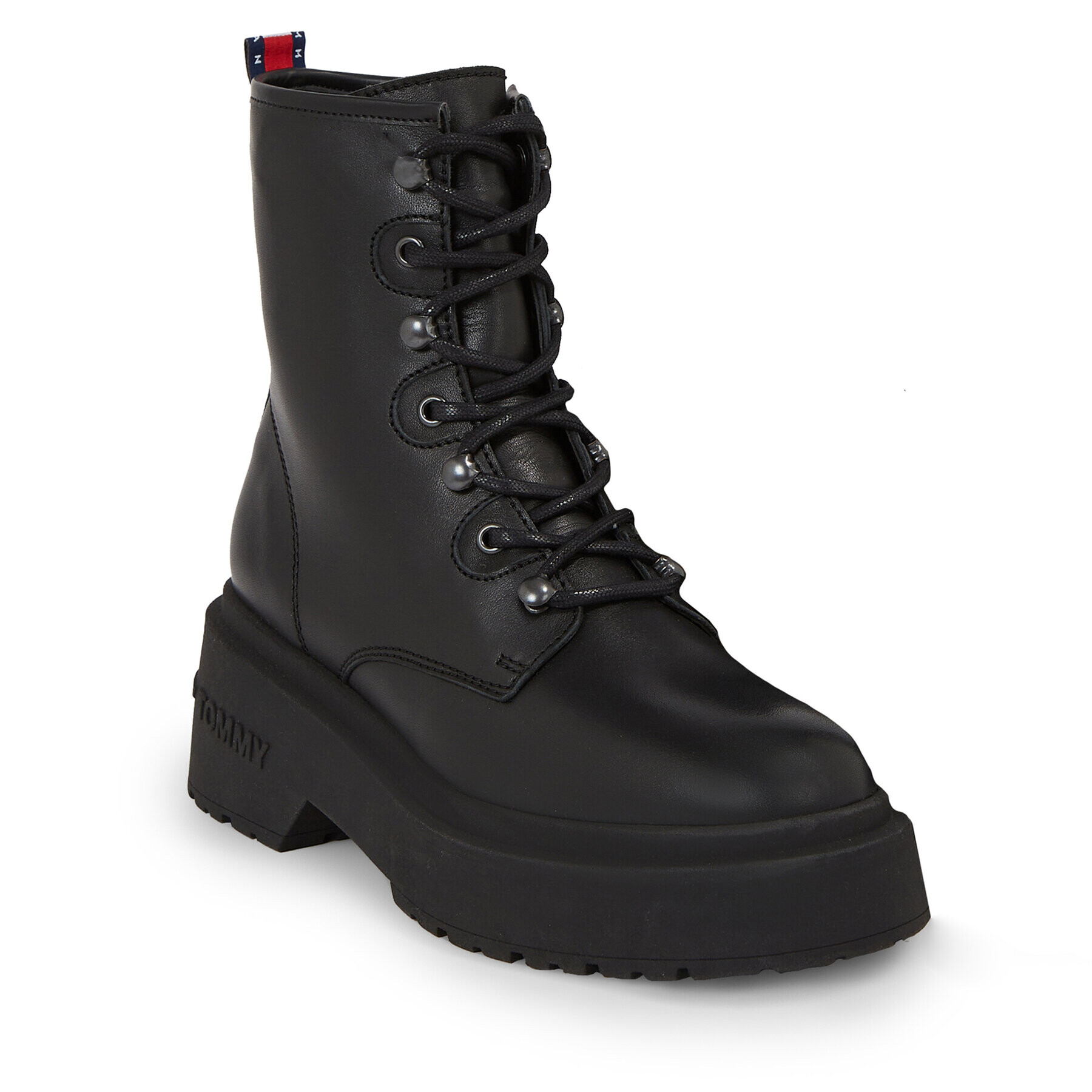 Tommy Jeans Bokacsizma Tjw Lace Up Boot Chunky EN0EN02404 Fekete - Pepit.hu