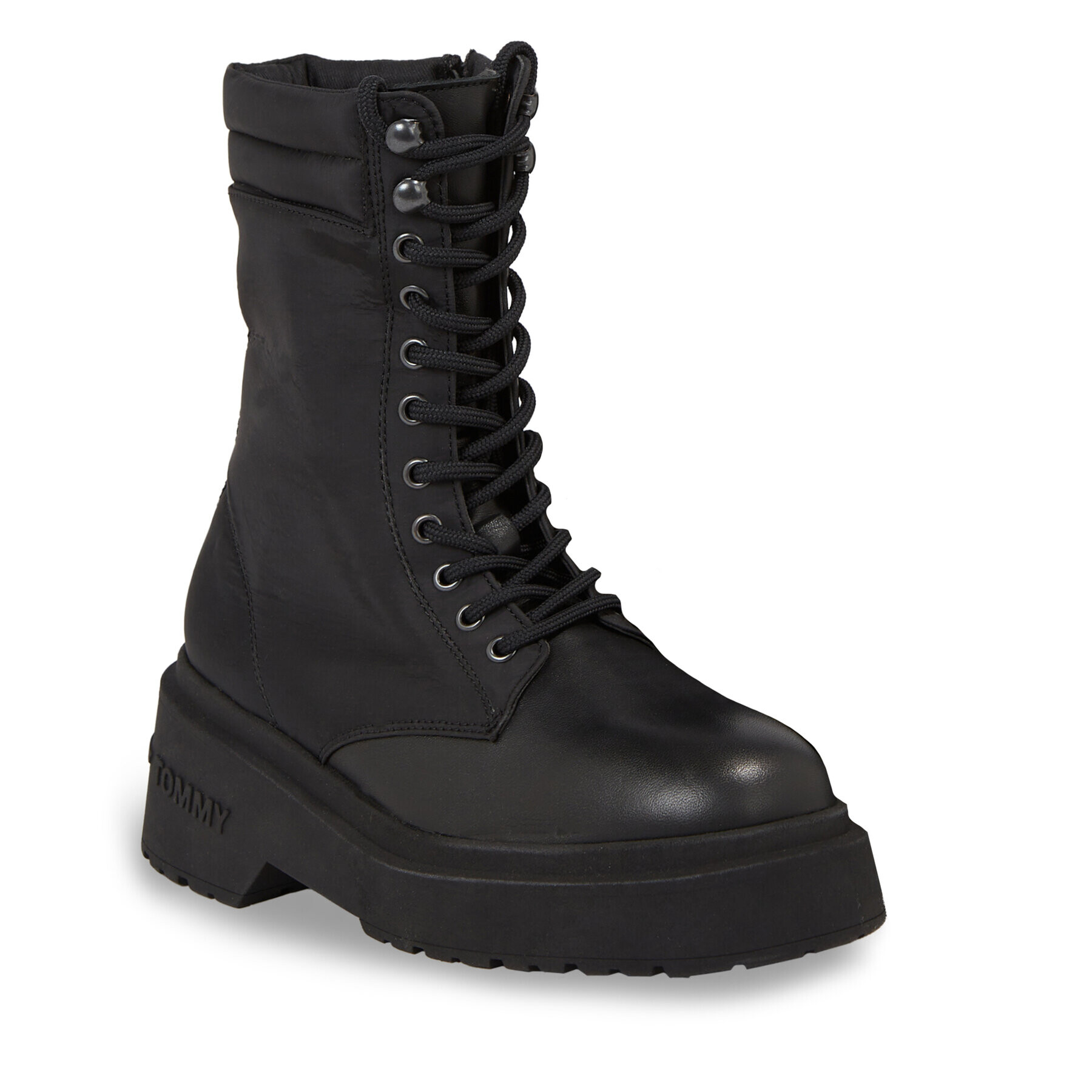 Tommy Jeans Bokacsizma Tjw Lace Up Padded Boot EN0EN02405 Fekete - Pepit.hu