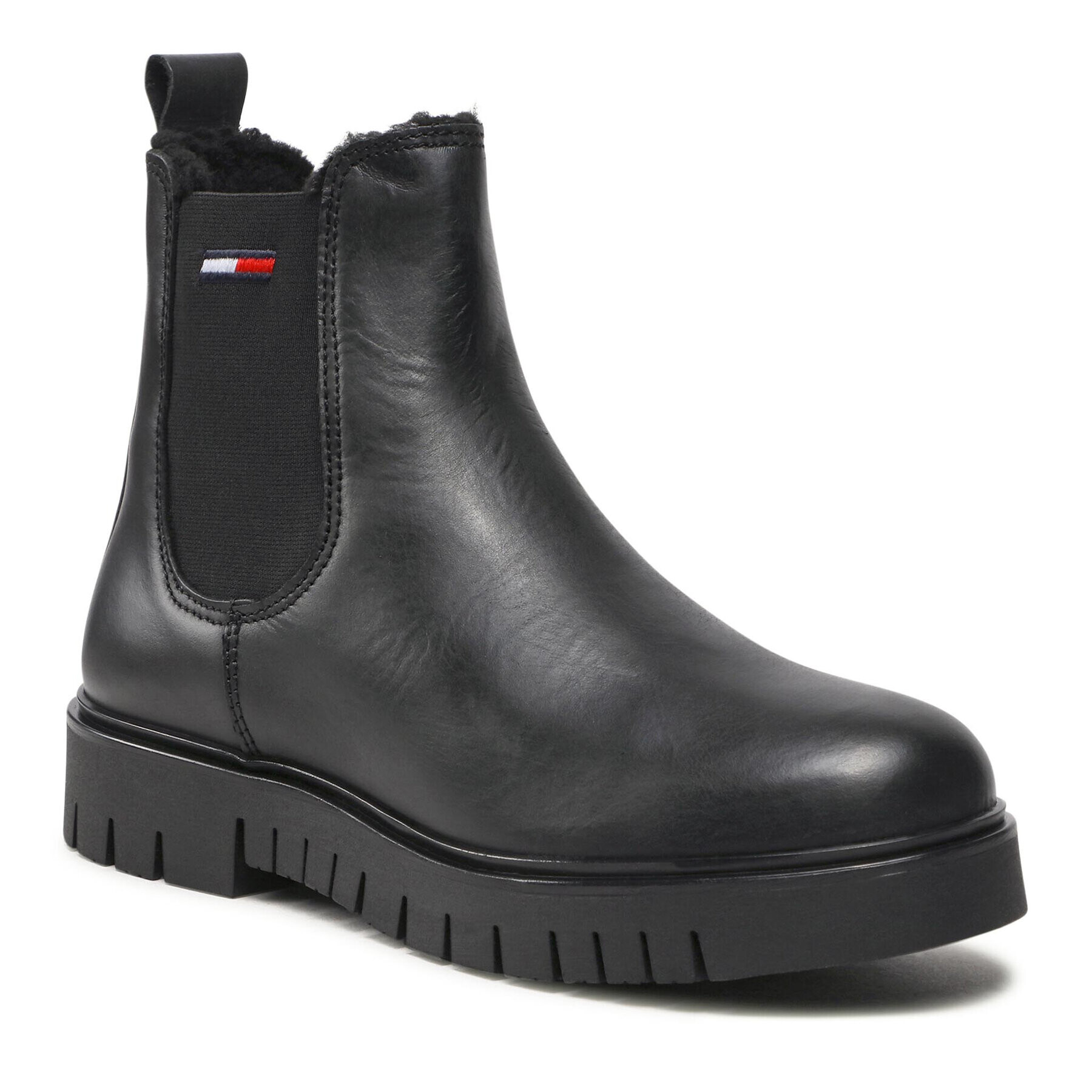 Tommy Jeans Bokacsizma Warmlined Chelsea Boot EN0EN01991 Fekete - Pepit.hu